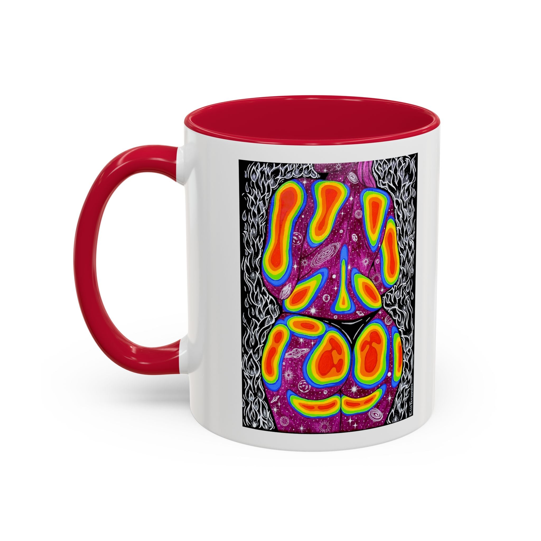 "Mulher, Um Universo" | Personalized Accent Coffee Mug 11oz or 15oz