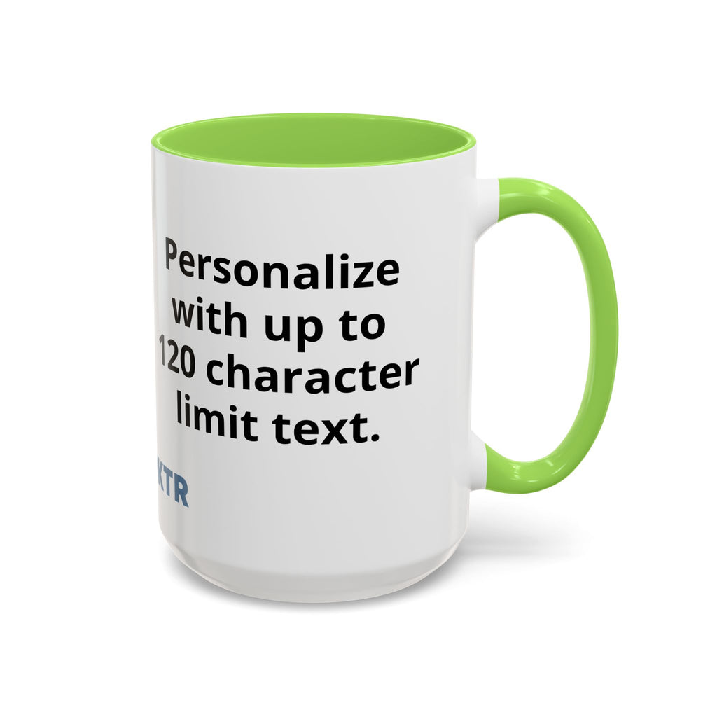 Leo the Blue Whale | Personalized Accent Coffee Mug 11oz or 15oz