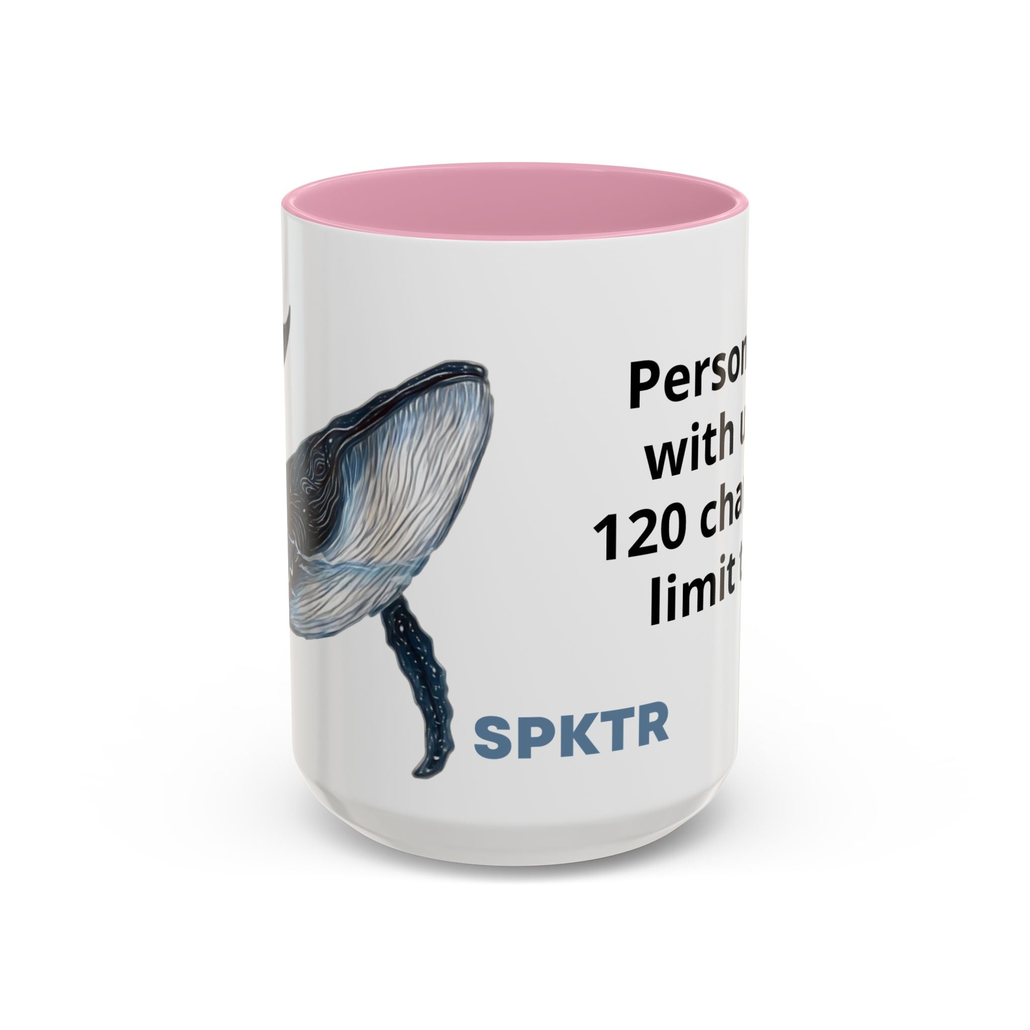 Leo the Blue Whale | Personalized Accent Coffee Mug 11oz or 15oz