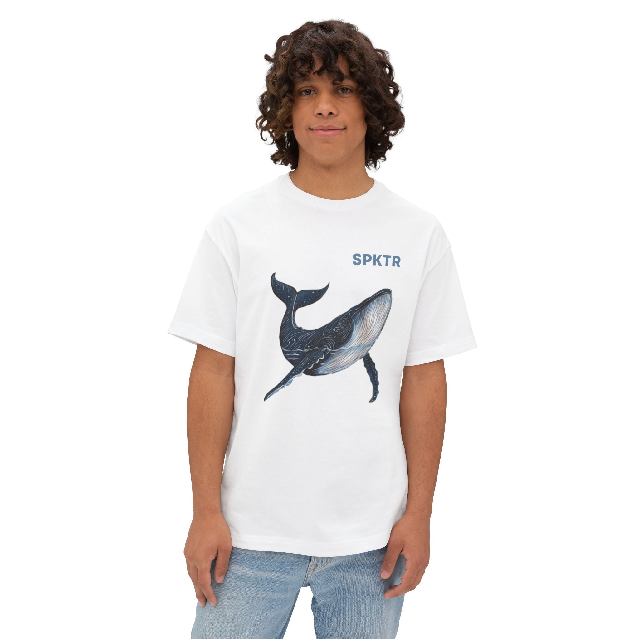 Leo the Blue Whale | SPKTR Oversized Shirt