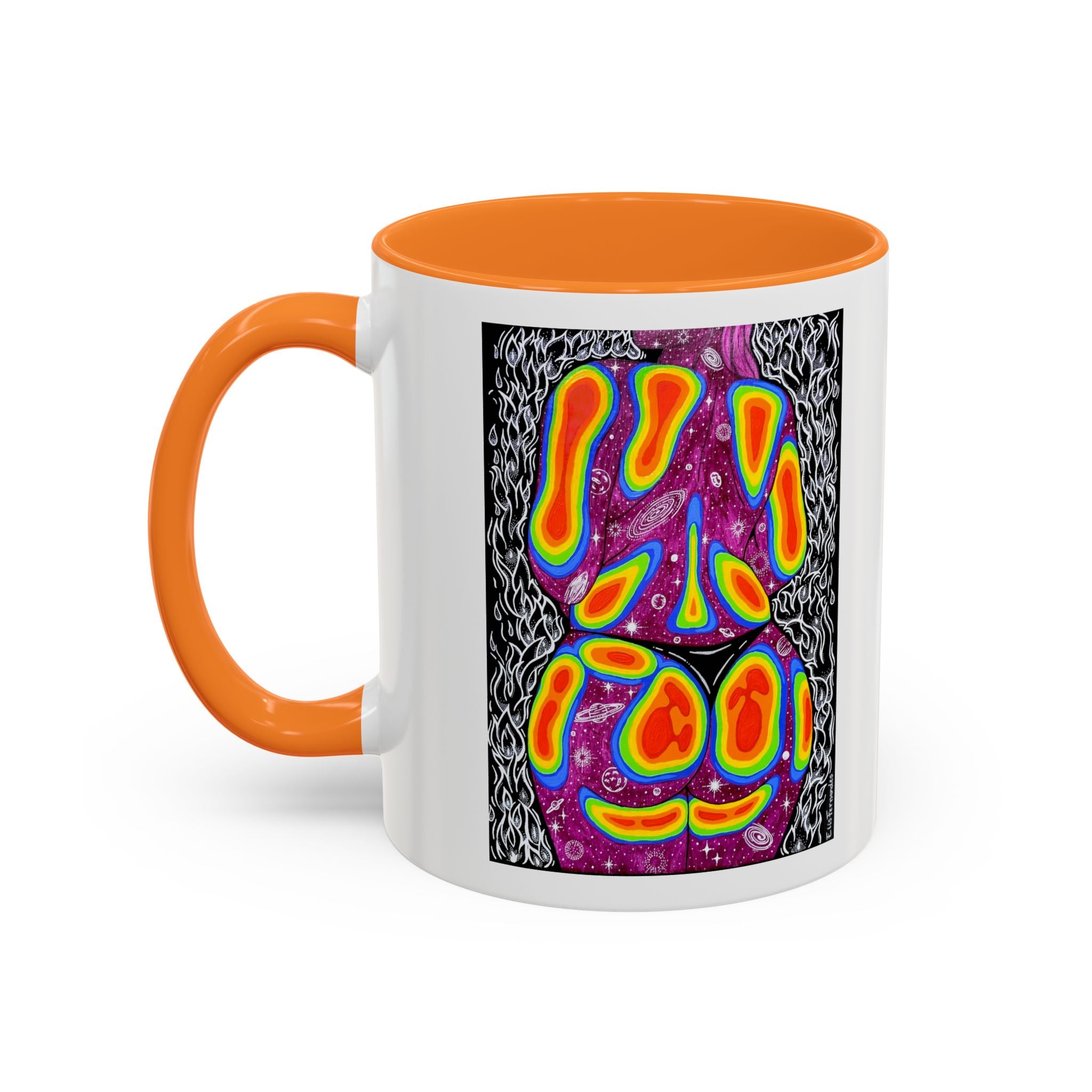 "Mulher, Um Universo" | Personalized Accent Coffee Mug 11oz or 15oz