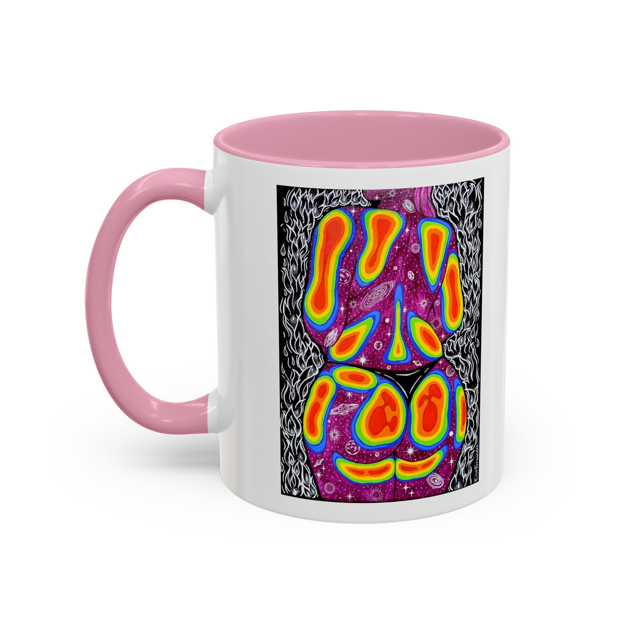 "Mulher, Um Universo" | Personalized Accent Coffee Mug 11oz or 15oz