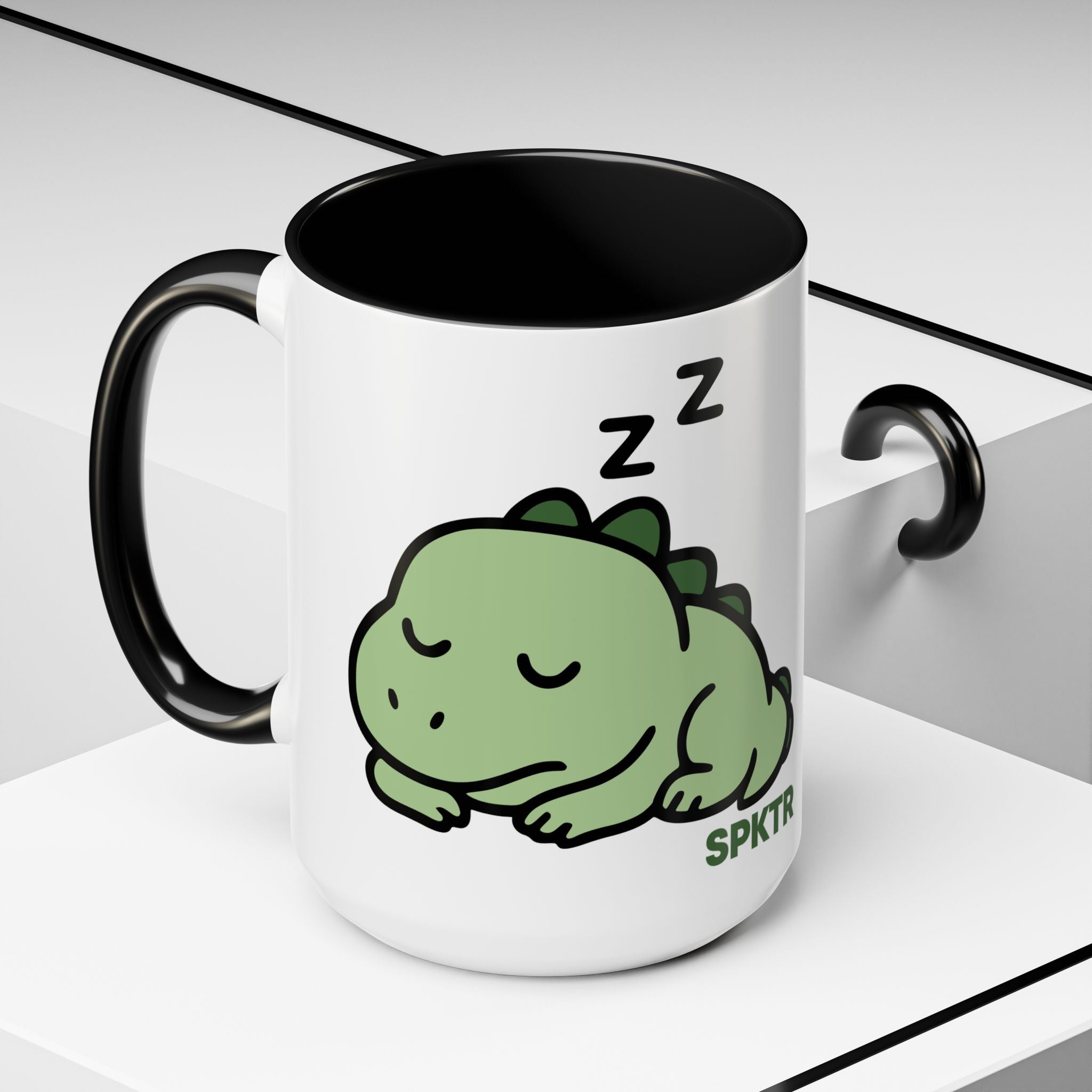 Sleepy Teeny-Rex | Accent Coffee Mug 11oz or 15oz