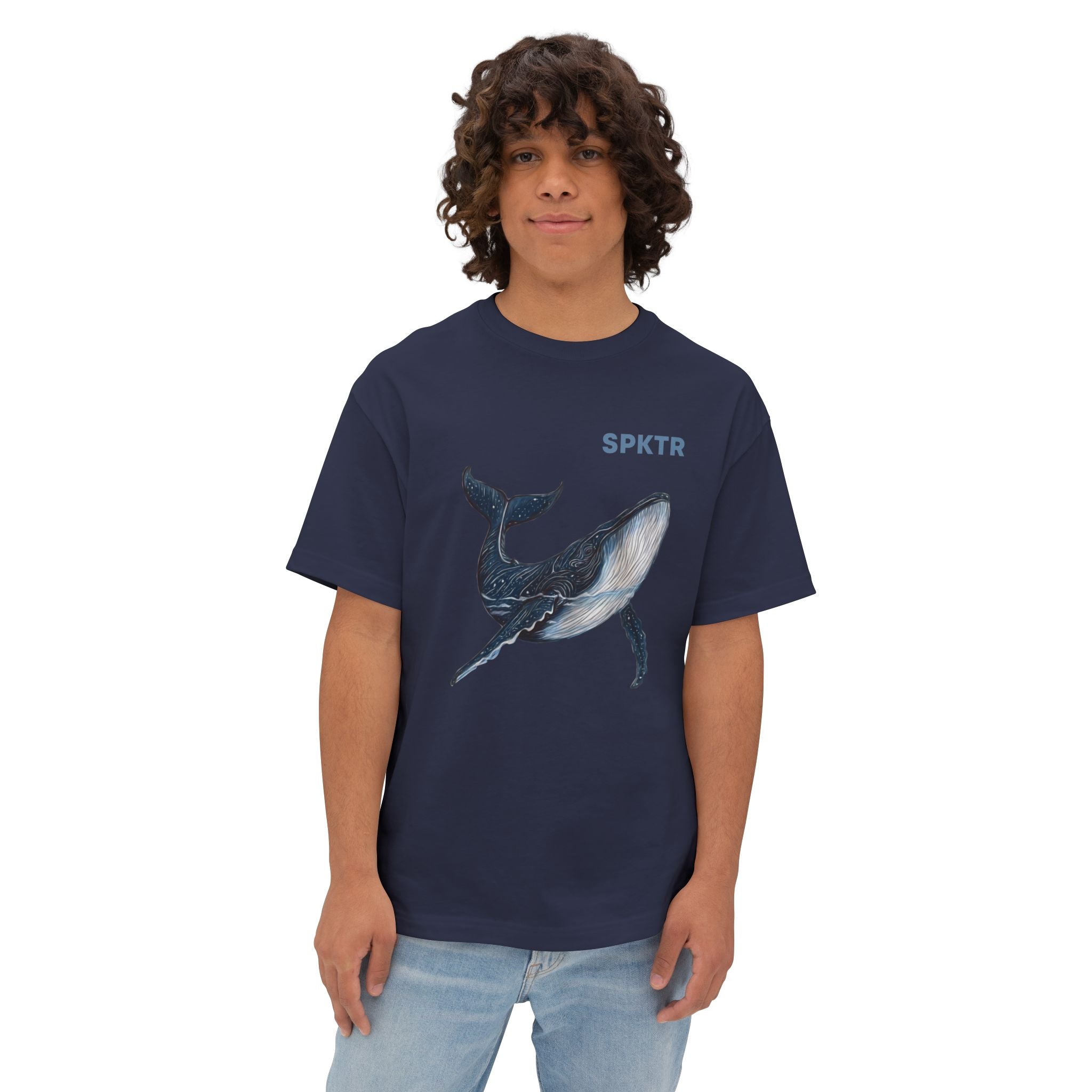 Leo the Blue Whale | SPKTR Oversized Shirt