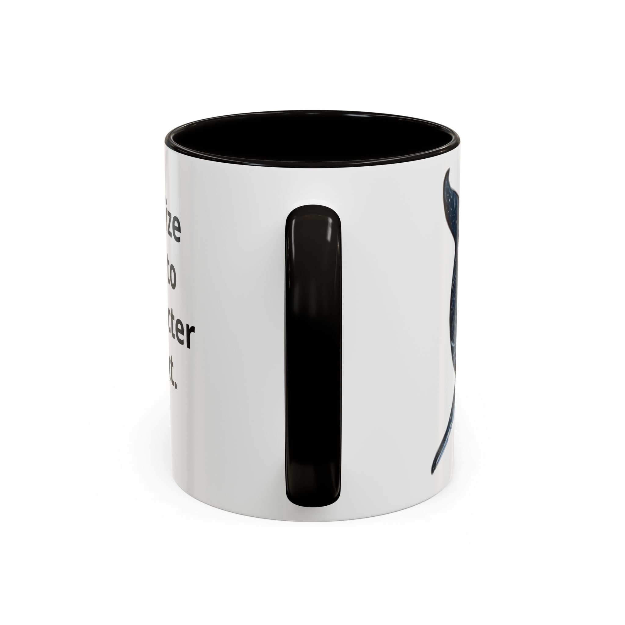 Leo the Blue Whale | Personalized Accent Coffee Mug 11oz or 15oz