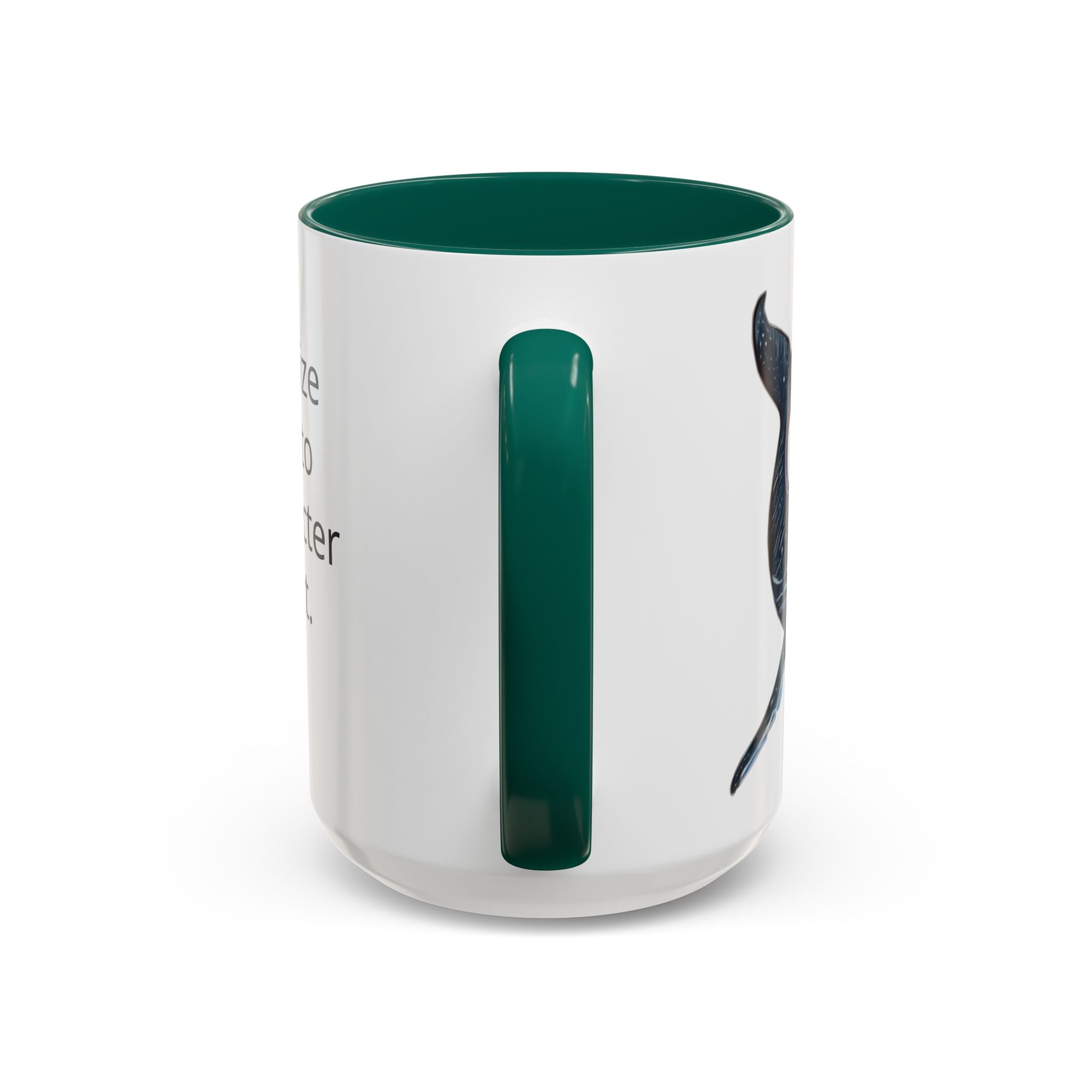 Leo the Blue Whale | Personalized Accent Coffee Mug 11oz or 15oz