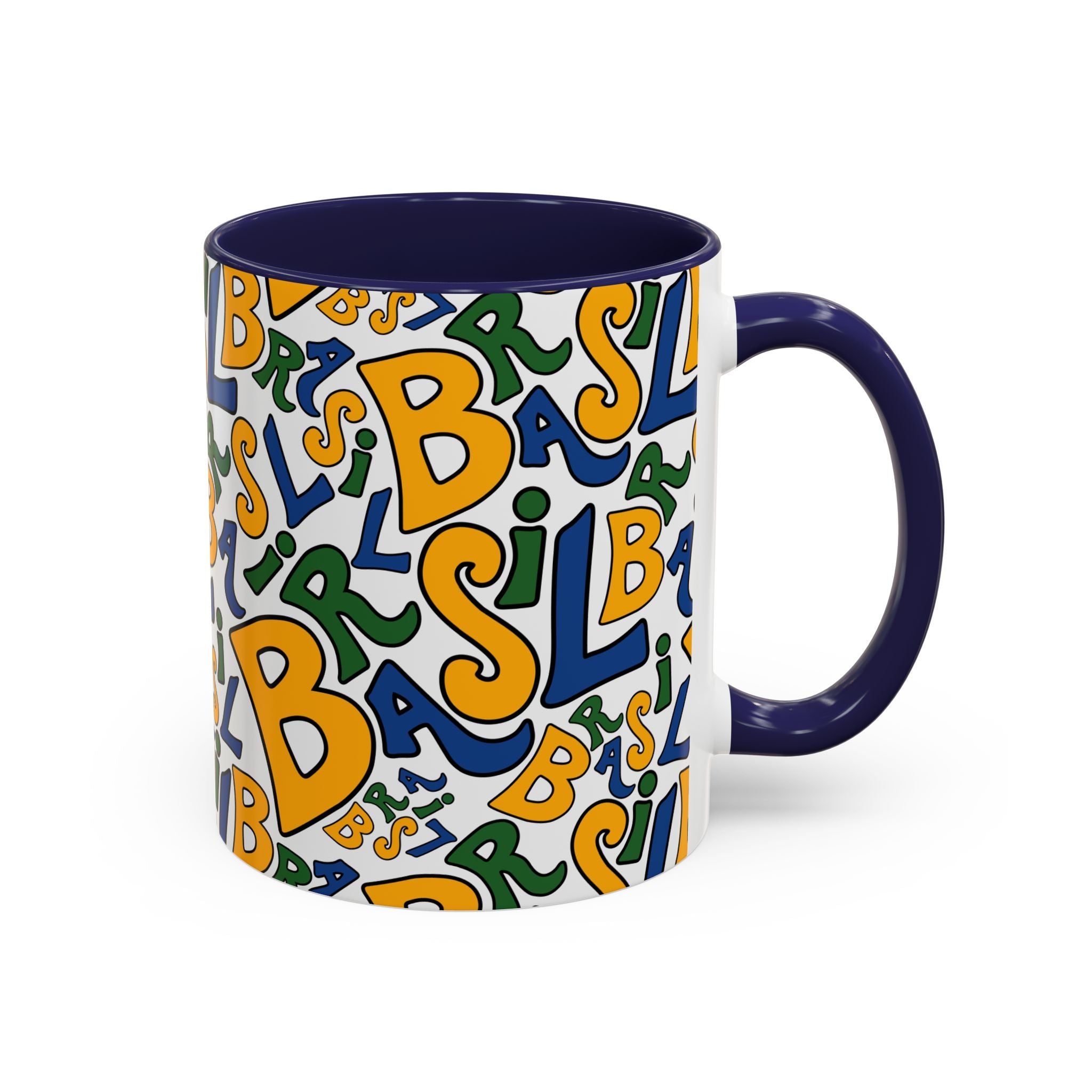 Brasil Typography | Accent Coffee Mug 11oz or 15oz