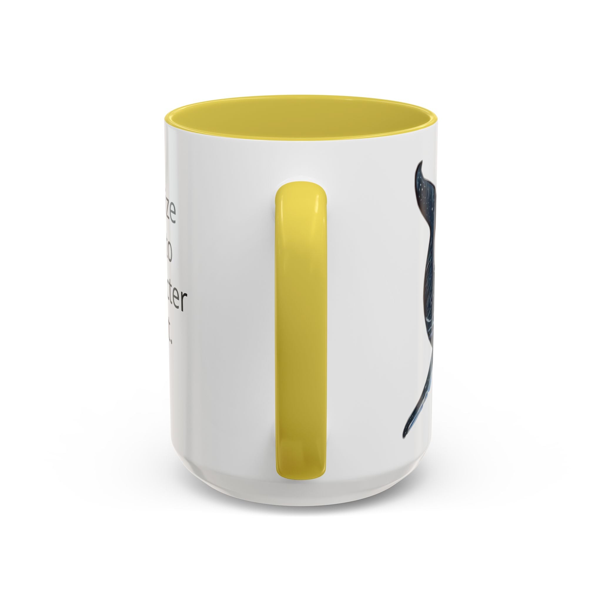 Leo the Blue Whale | Personalized Accent Coffee Mug 11oz or 15oz