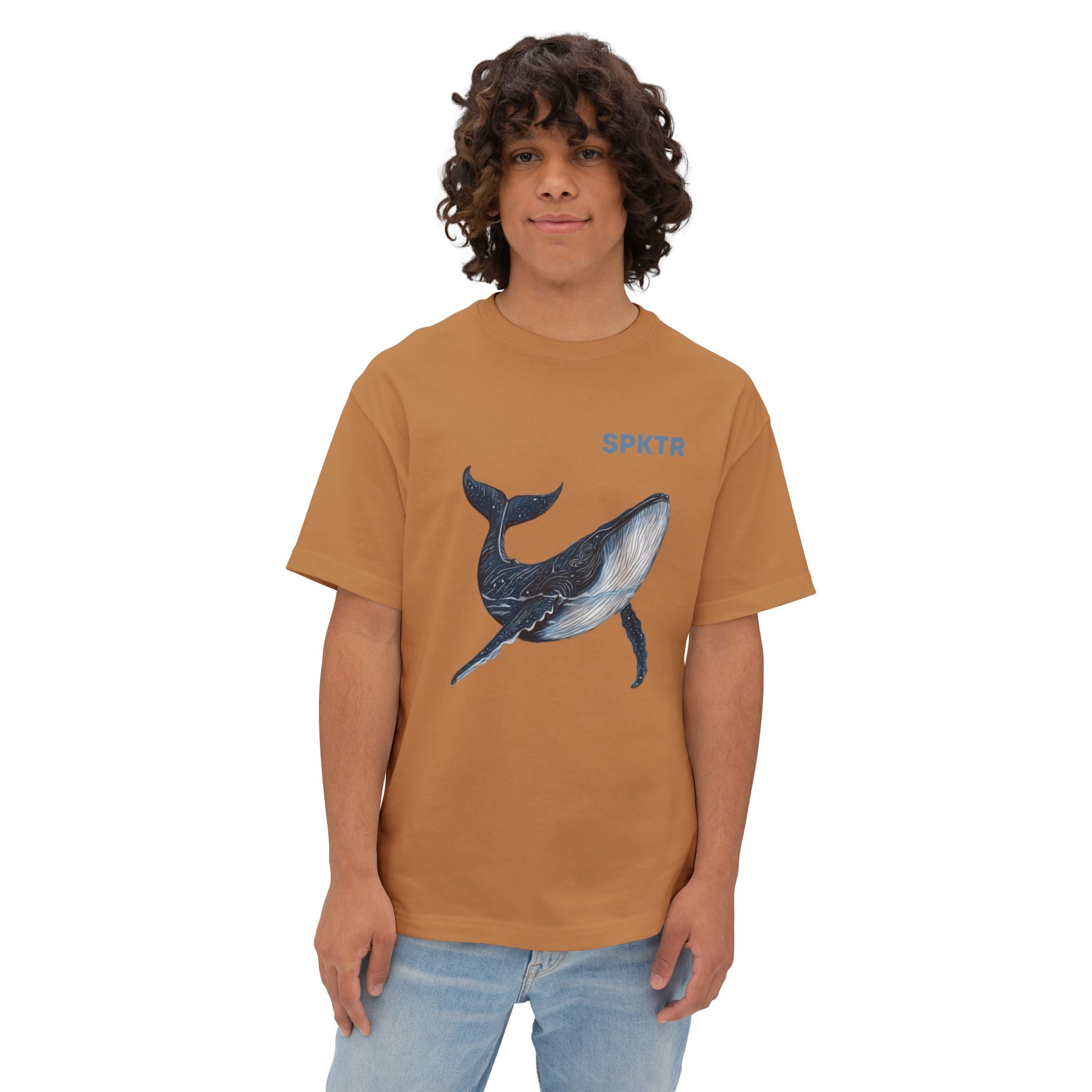 Leo the Blue Whale | SPKTR Oversized Shirt