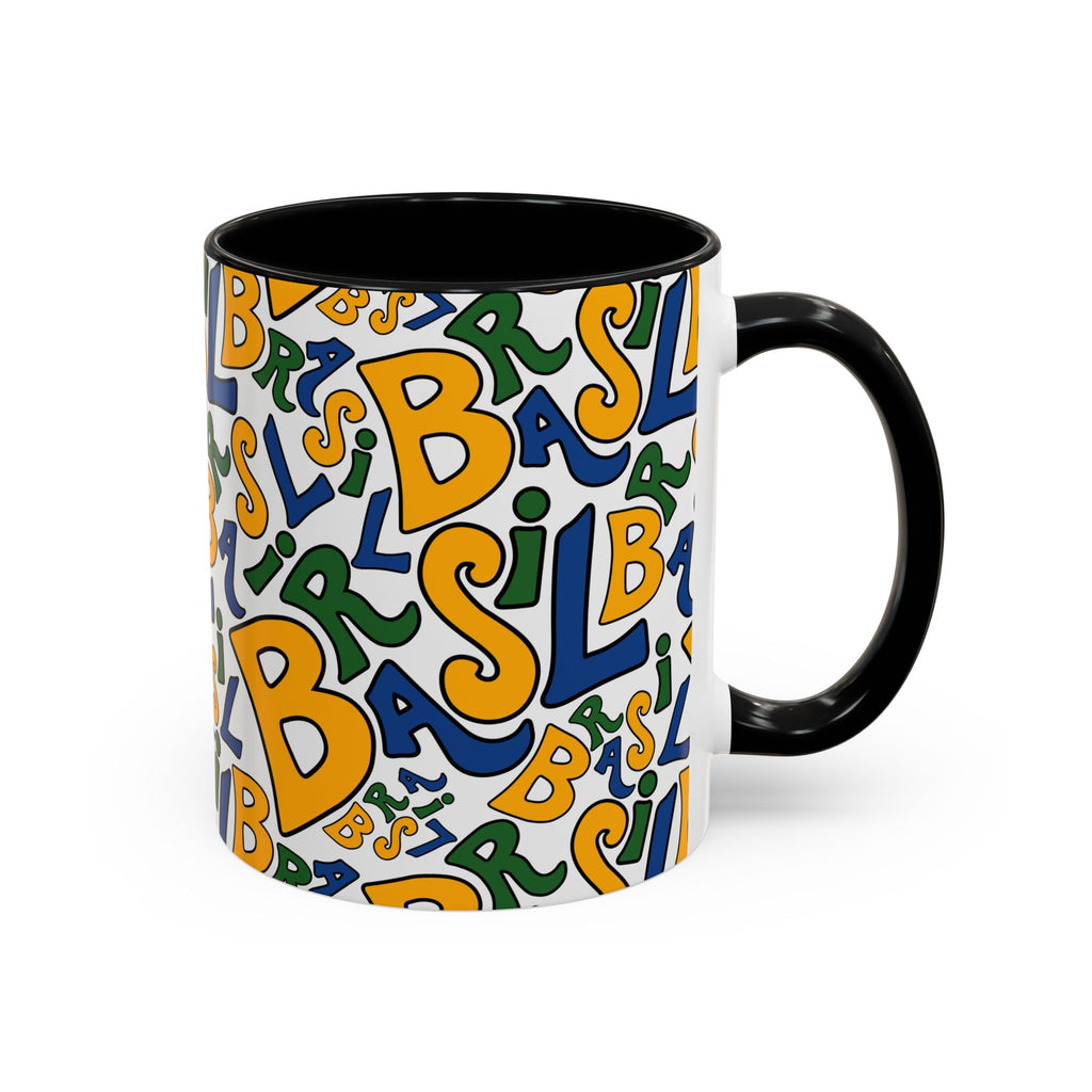 Brasil Typography | Accent Coffee Mug 11oz or 15oz