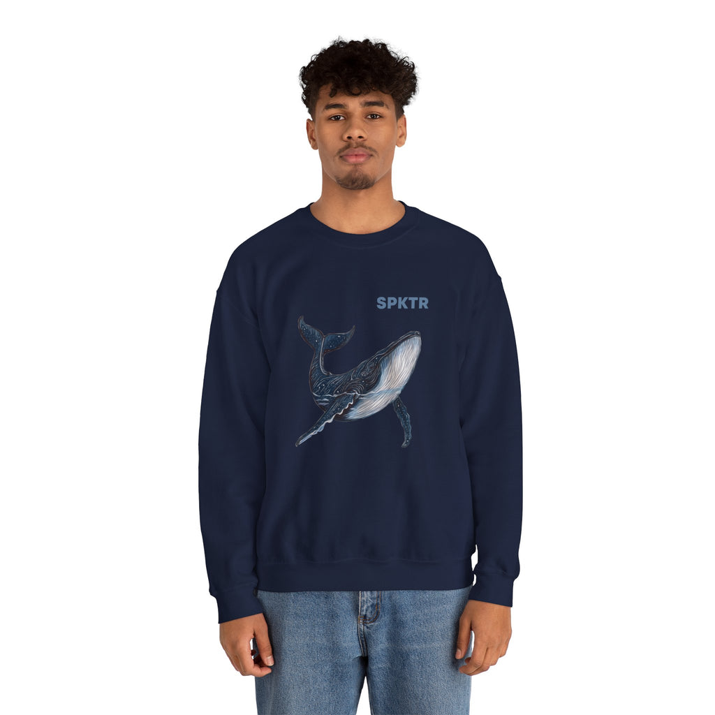 Leo the Blue Whale | SPKTR Graphic Sweatshirt