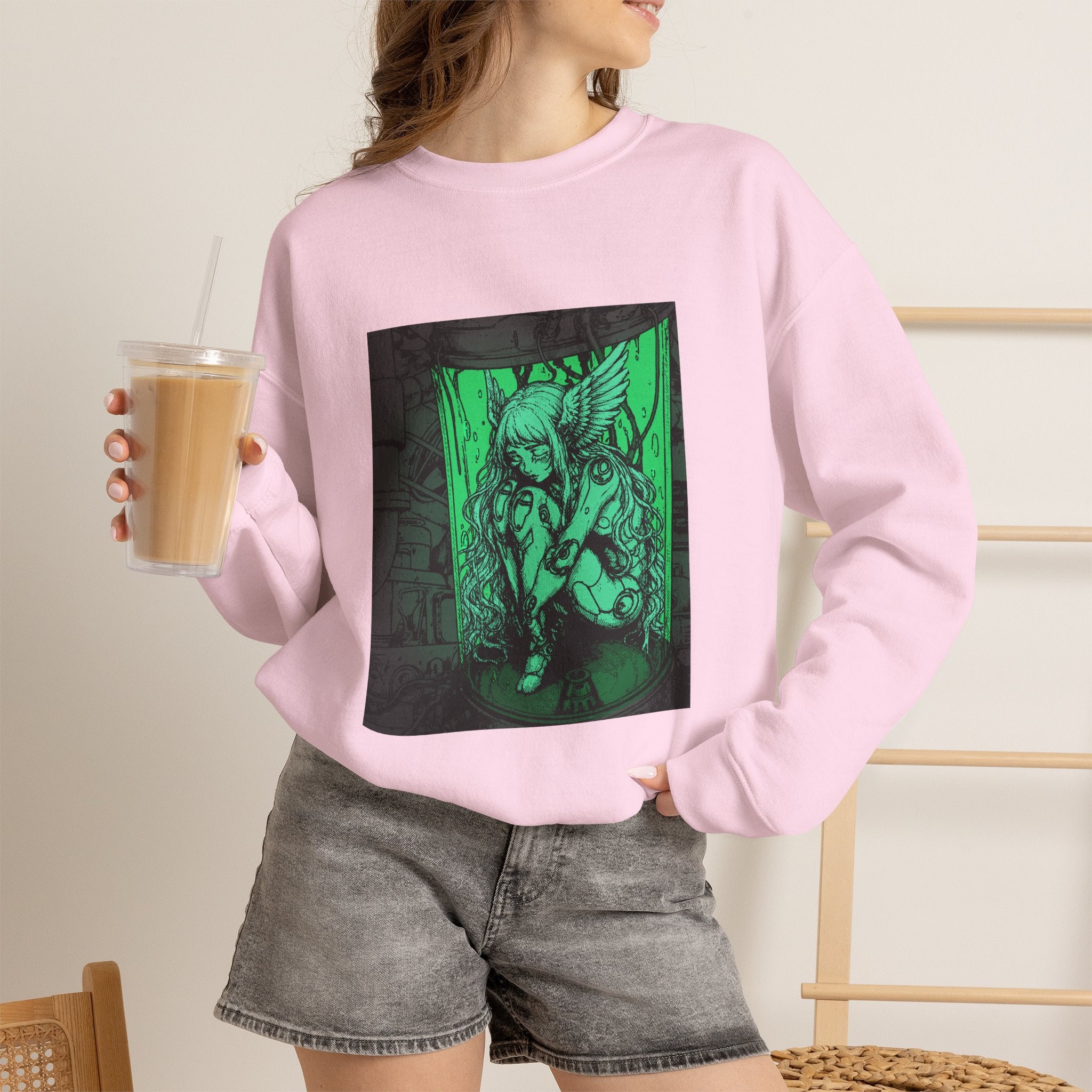 Angel Cyborg I | SPKTR Graphic Sweatshirt