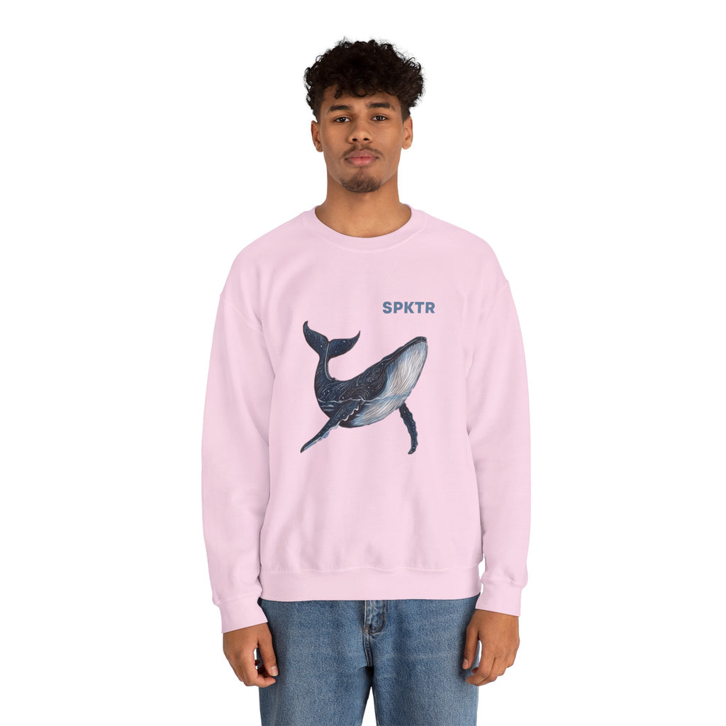 Leo the Blue Whale | SPKTR Graphic Sweatshirt