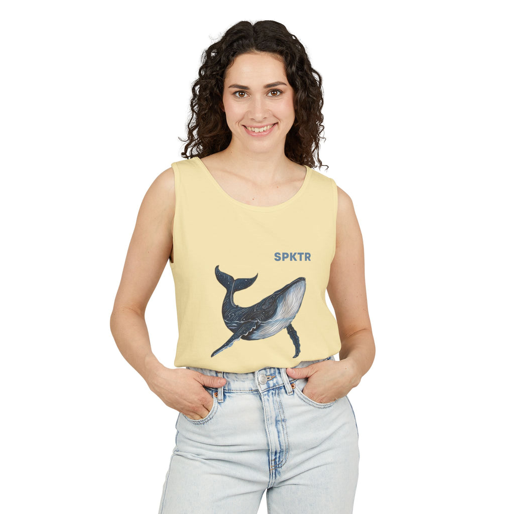 Leo the Blue Whale | SPKTR Graphic Tank Top