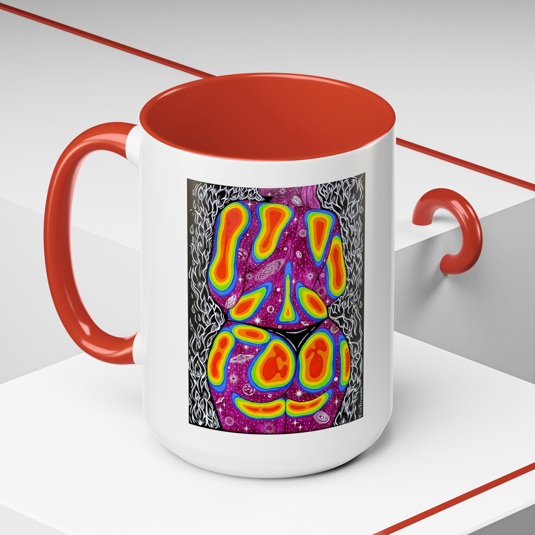 "Mulher, Um Universo" | Accent Coffee Mug 11oz or 15oz
