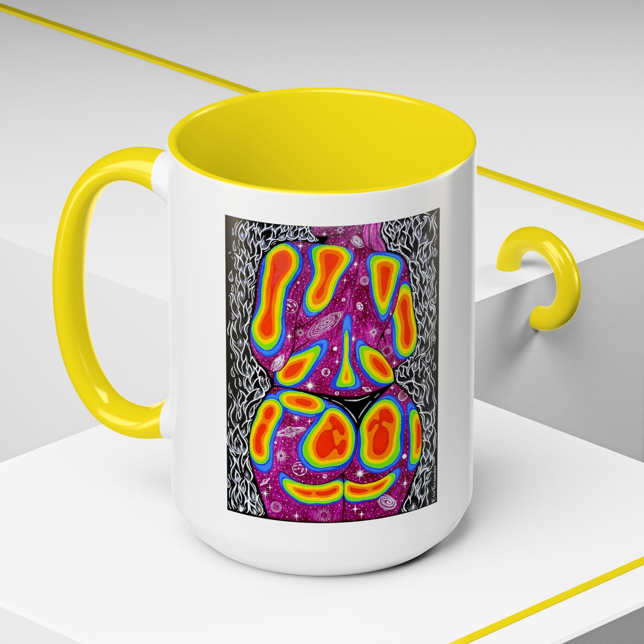 "Mulher, Um Universo" | Accent Coffee Mug 11oz or 15oz