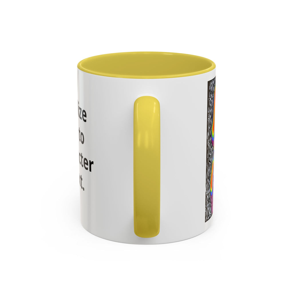 "Mulher, Um Universo" | Personalized Accent Coffee Mug 11oz or 15oz