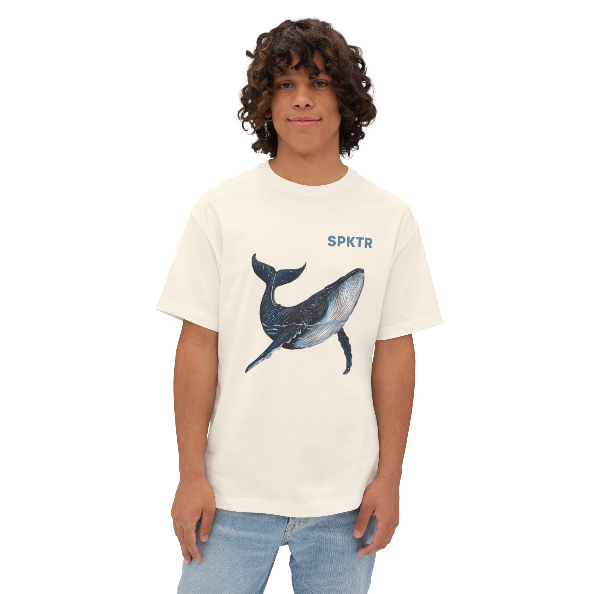 Leo the Blue Whale | SPKTR Oversized Shirt
