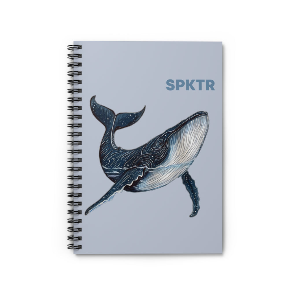 Leo the Blue Whale | SPKTR Spiral Notebook