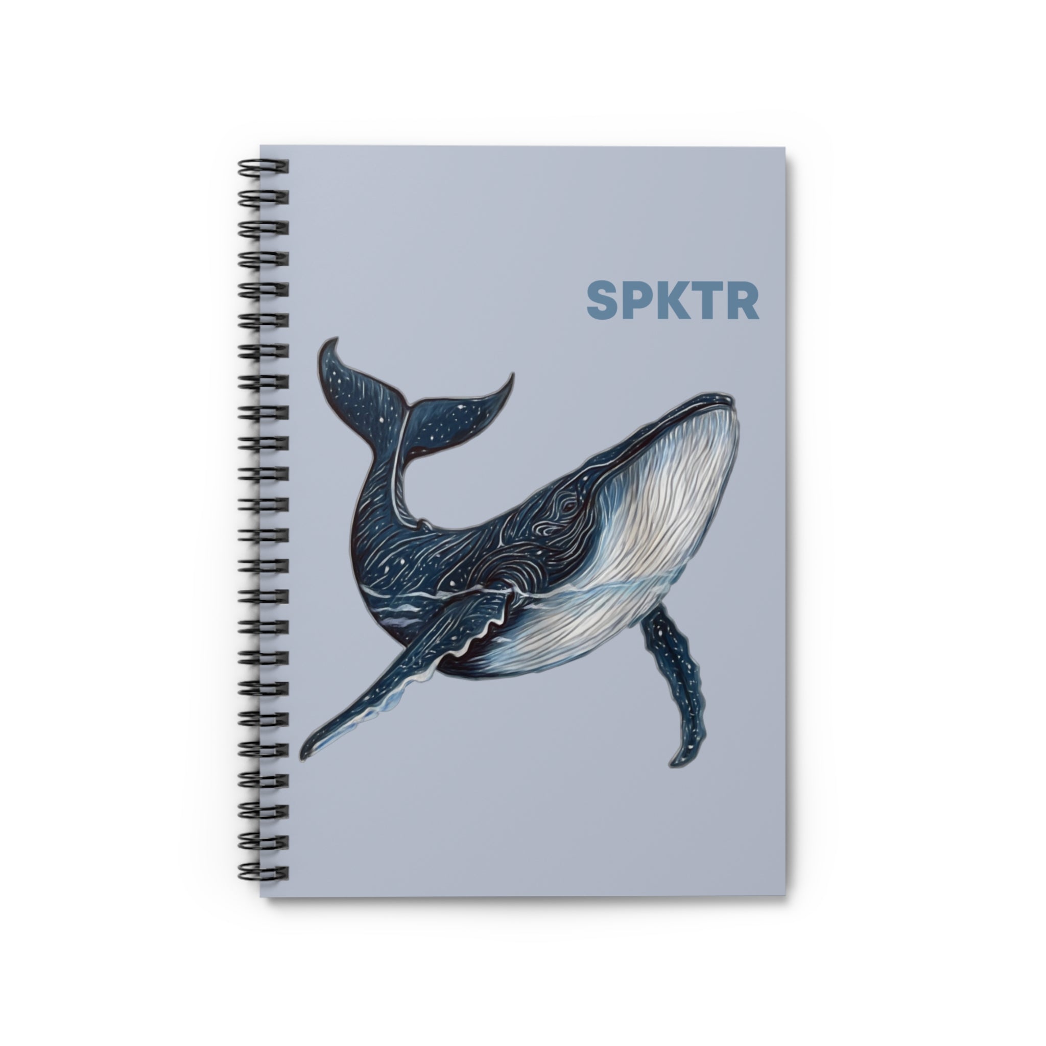 Leo the Blue Whale | SPKTR Spiral Notebook