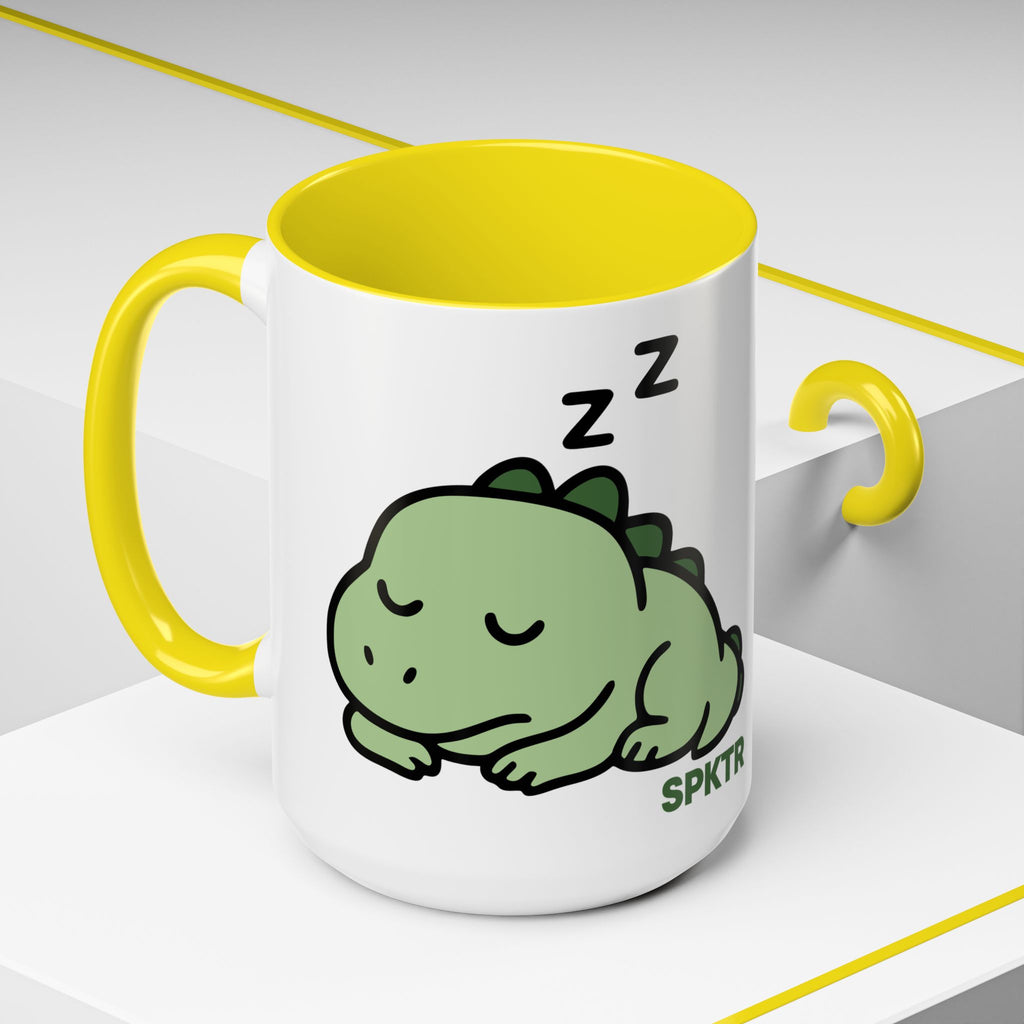 Sleepy Teeny-Rex | Accent Coffee Mug 11oz or 15oz
