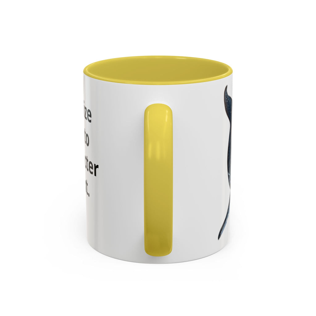 Leo the Blue Whale | Personalized Accent Coffee Mug 11oz or 15oz