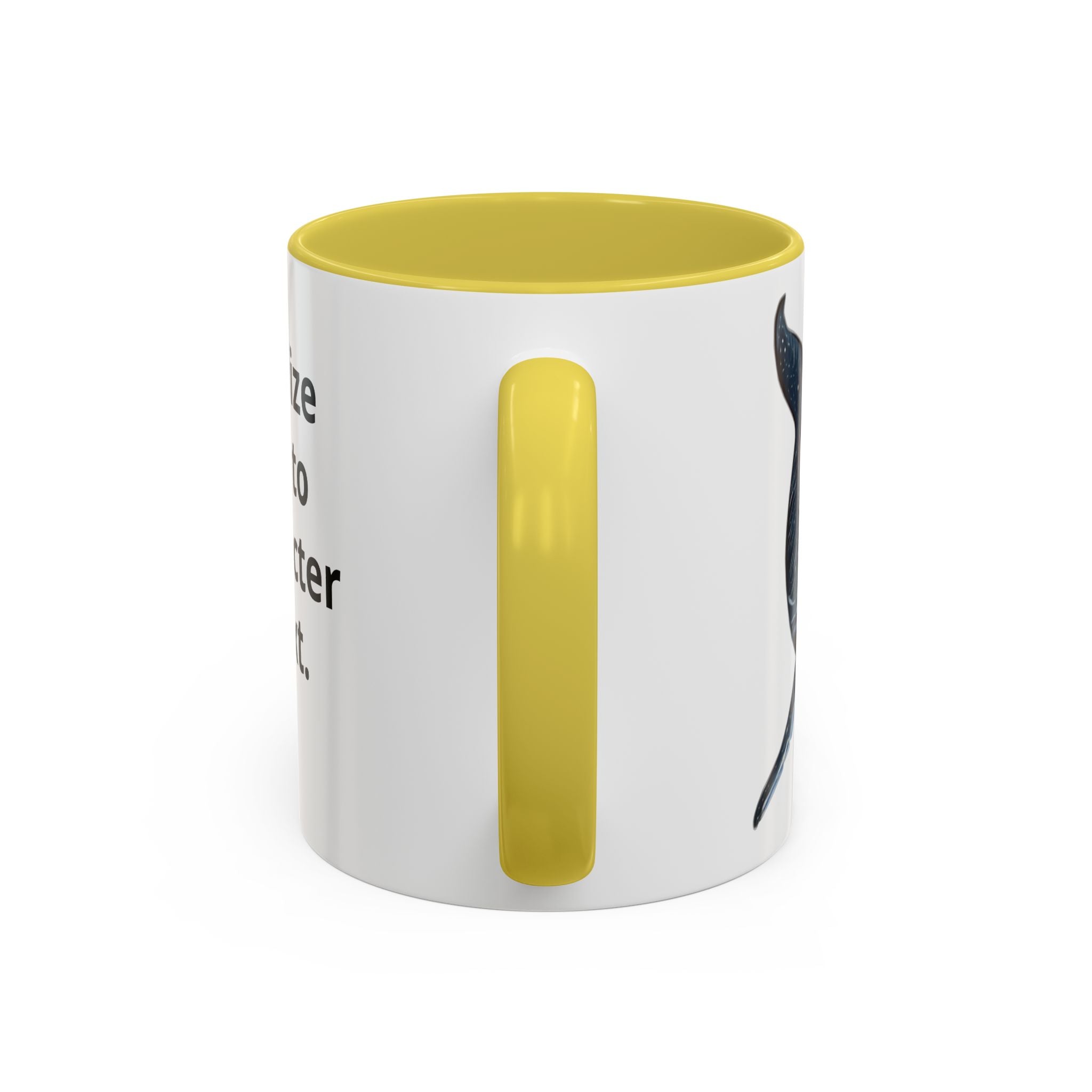 Leo the Blue Whale | Personalized Accent Coffee Mug 11oz or 15oz