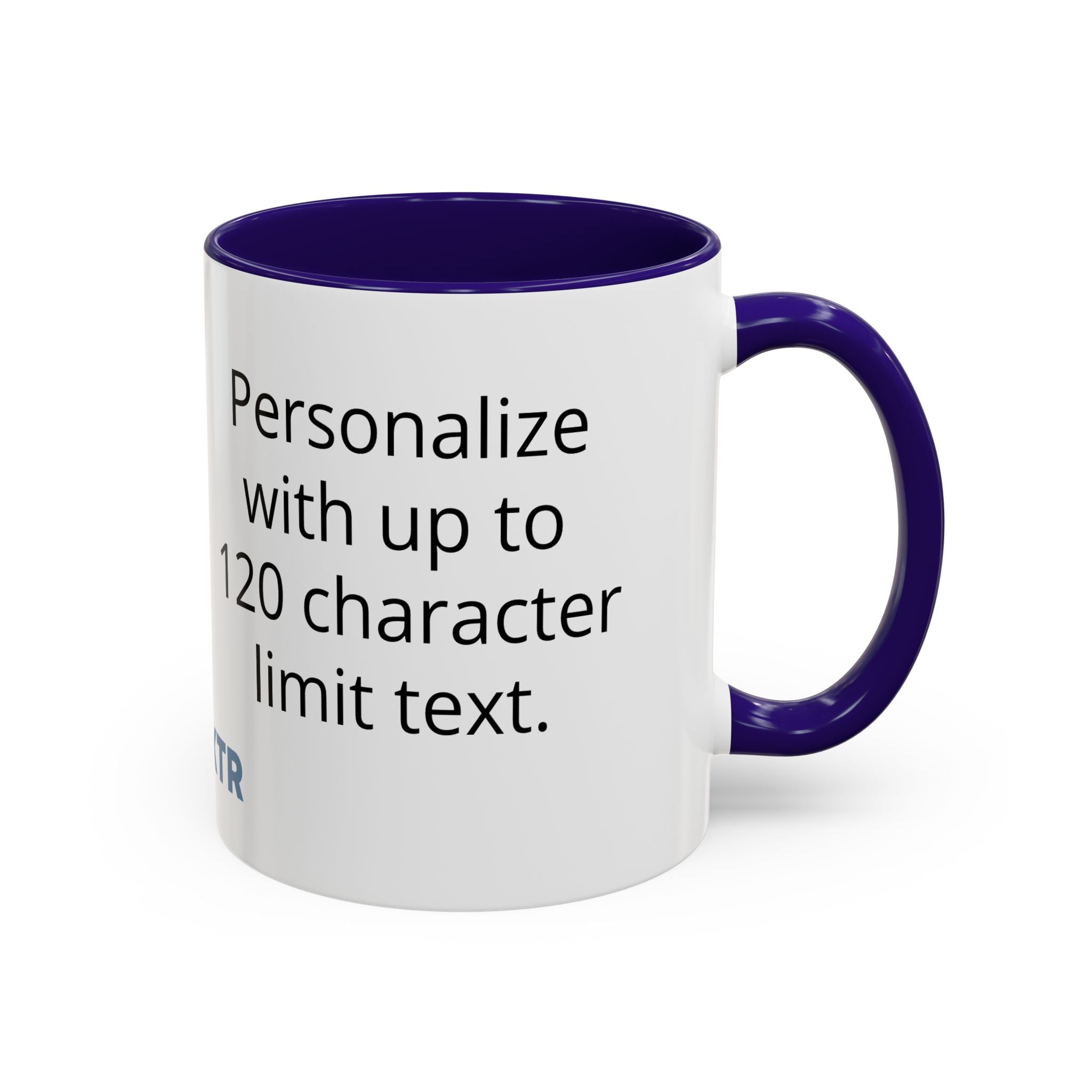 Leo the Blue Whale | Personalized Accent Coffee Mug 11oz or 15oz