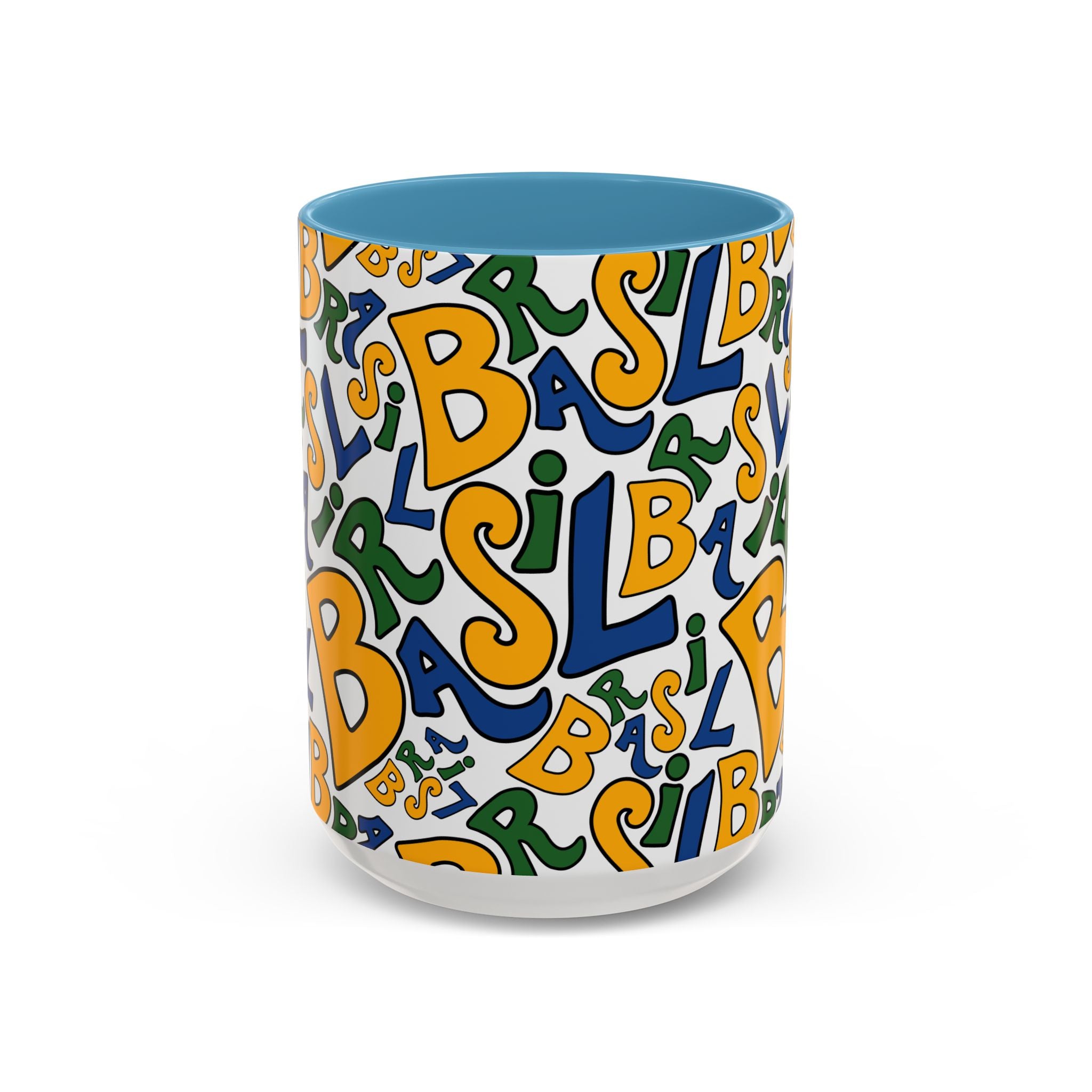 Brasil Typography | Accent Coffee Mug 11oz or 15oz