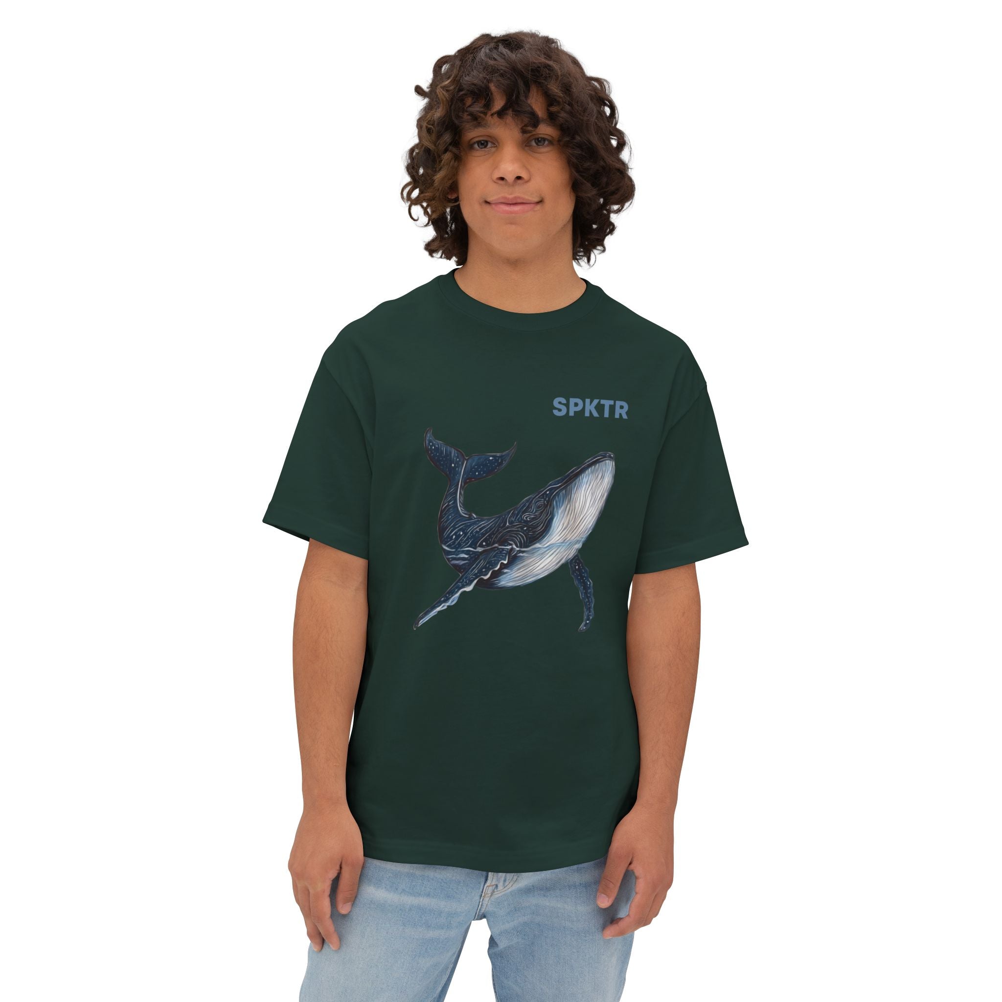Leo the Blue Whale | SPKTR Oversized Shirt
