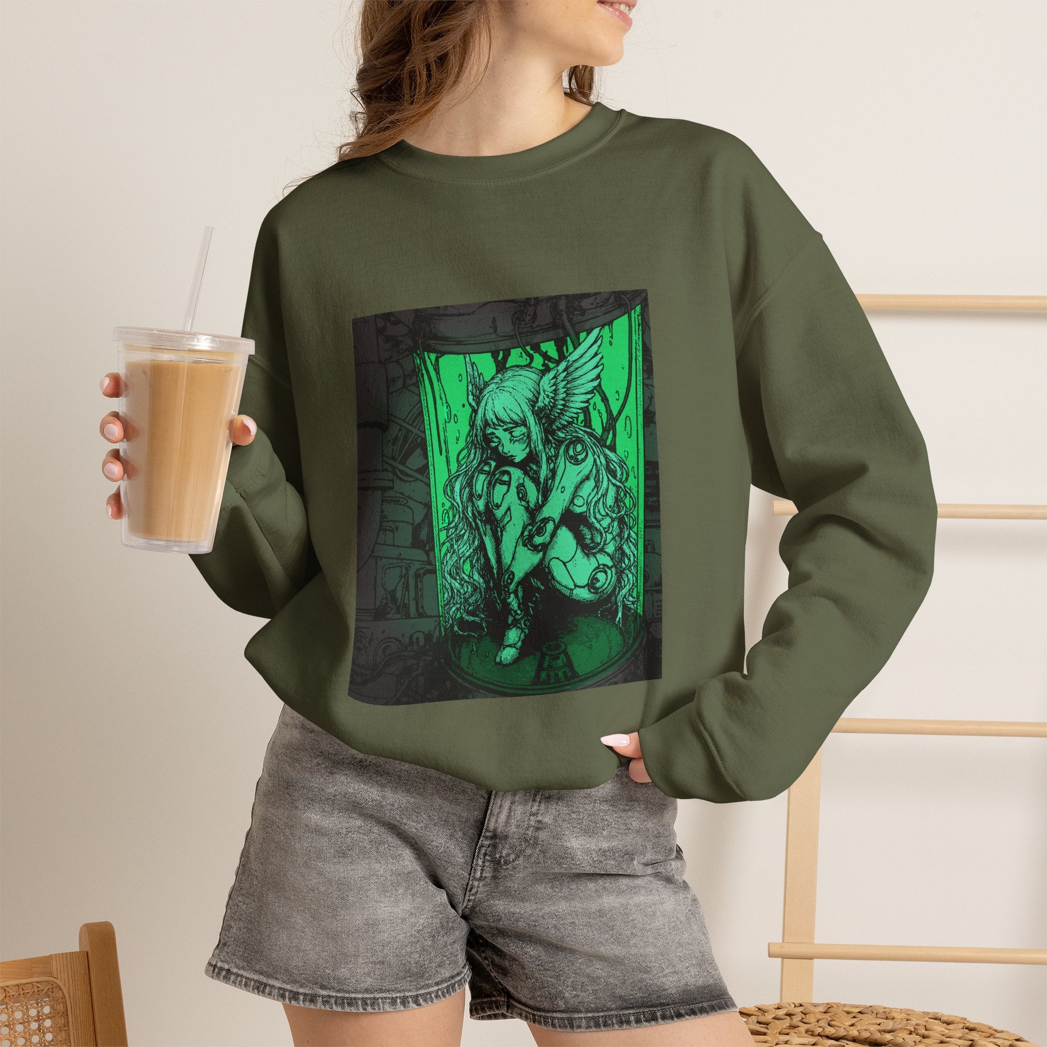 Angel Cyborg I | SPKTR Graphic Sweatshirt
