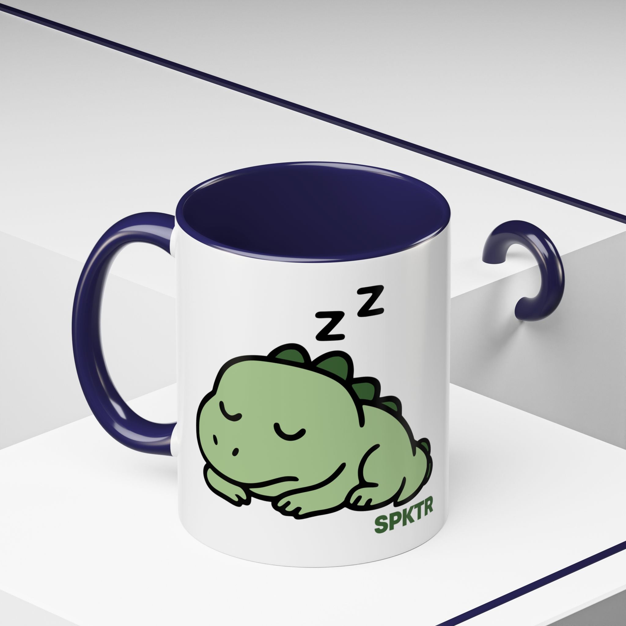 Sleepy Teeny-Rex | Accent Coffee Mug 11oz or 15oz