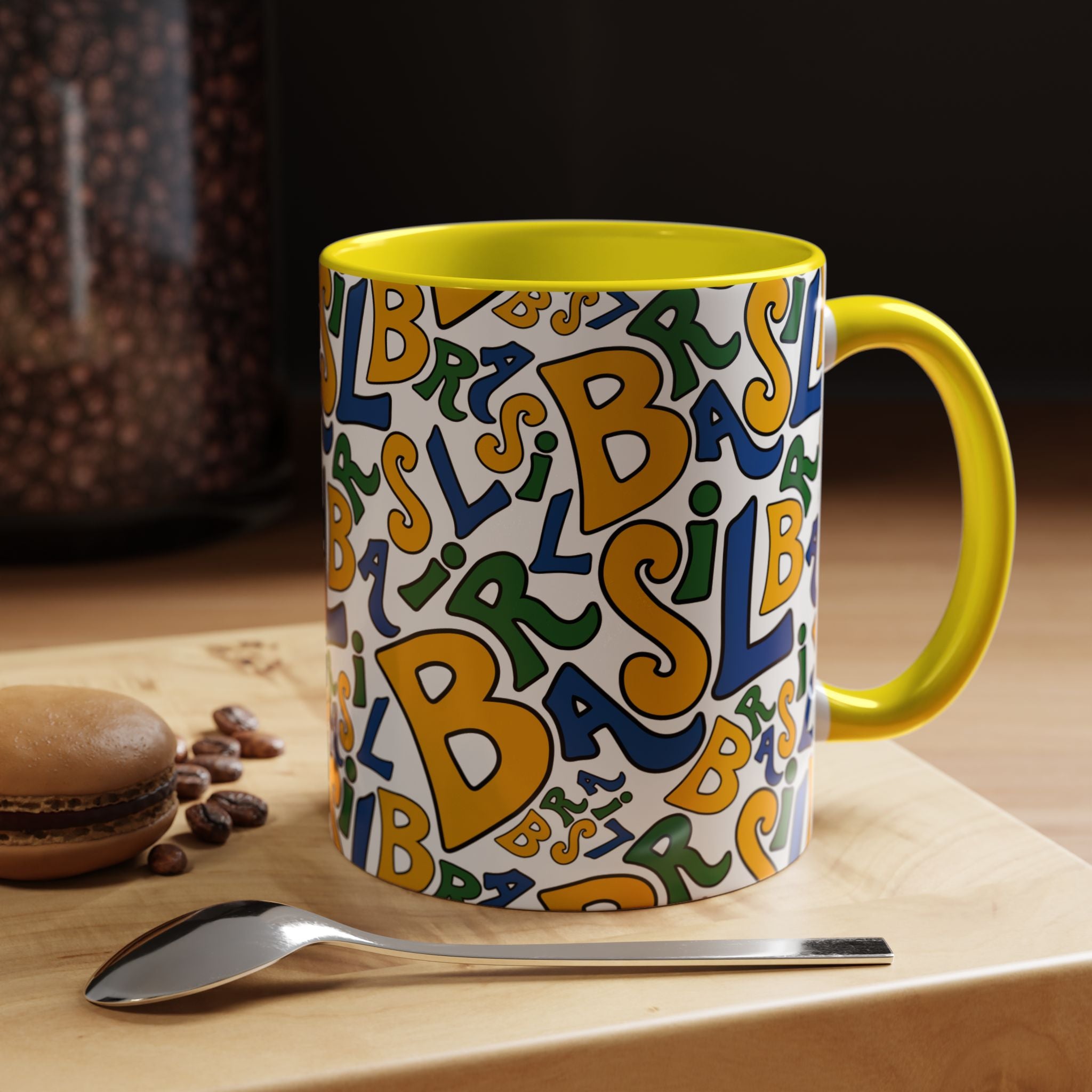 Brasil Typography | Accent Coffee Mug 11oz or 15oz