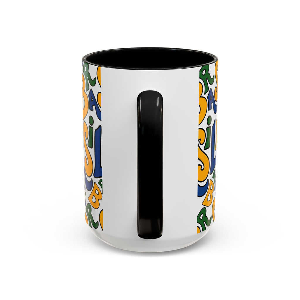 Brasil Typography | Accent Coffee Mug 11oz or 15oz