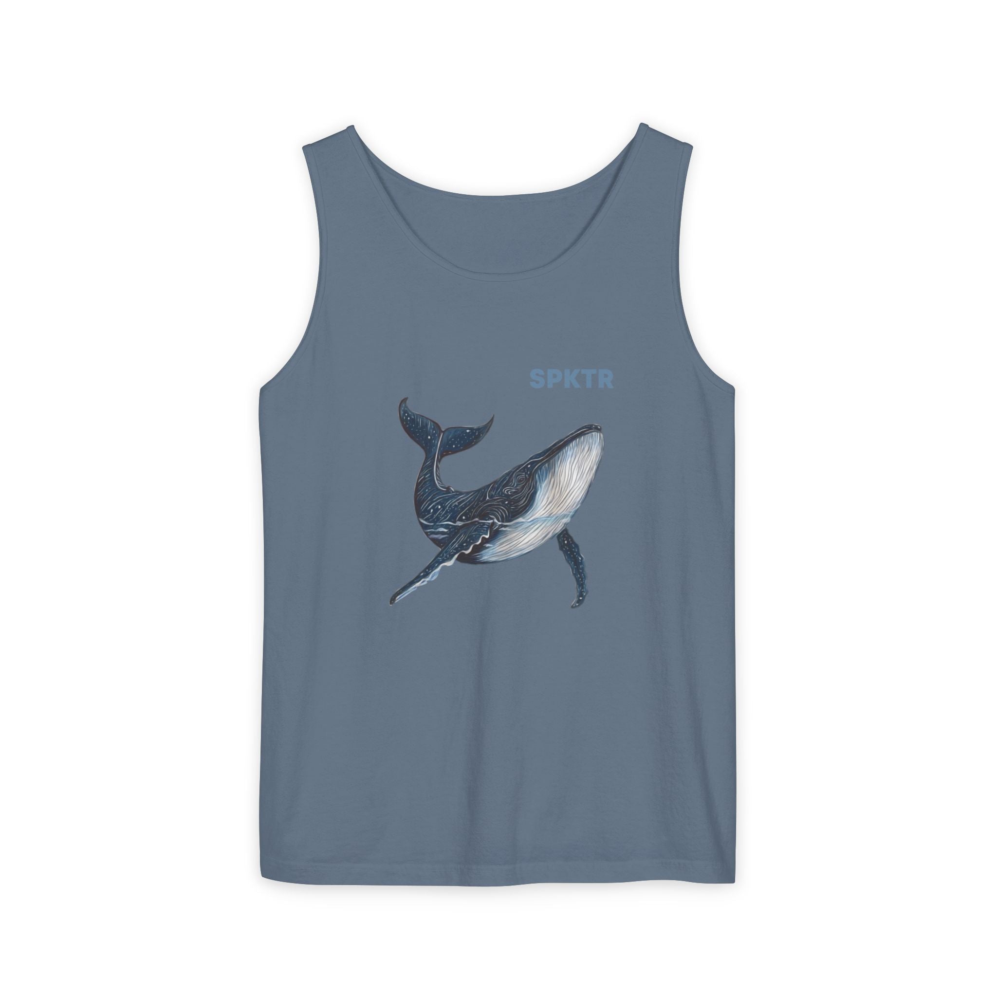 Leo the Blue Whale | SPKTR Graphic Tank Top