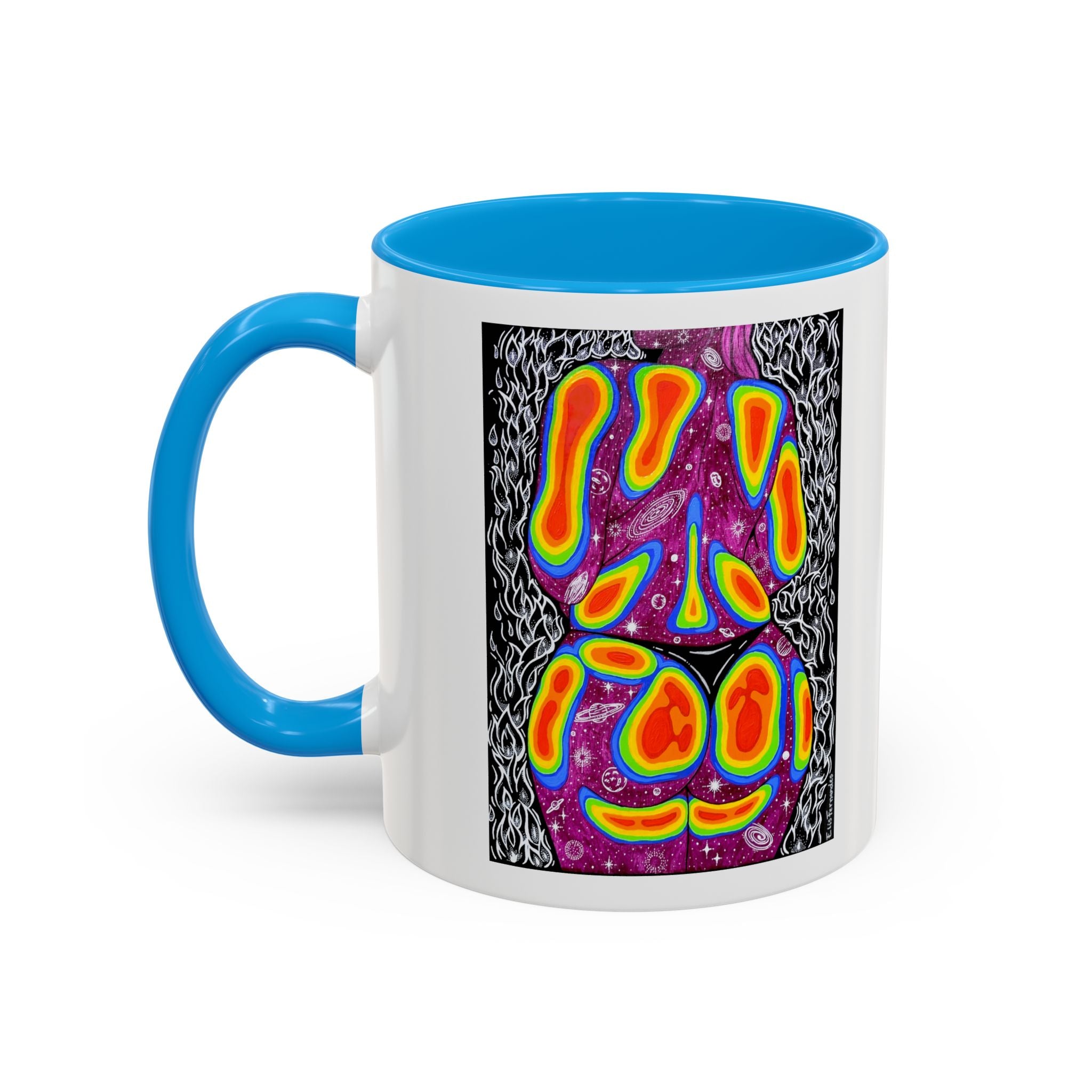 "Mulher, Um Universo" | Personalized Accent Coffee Mug 11oz or 15oz