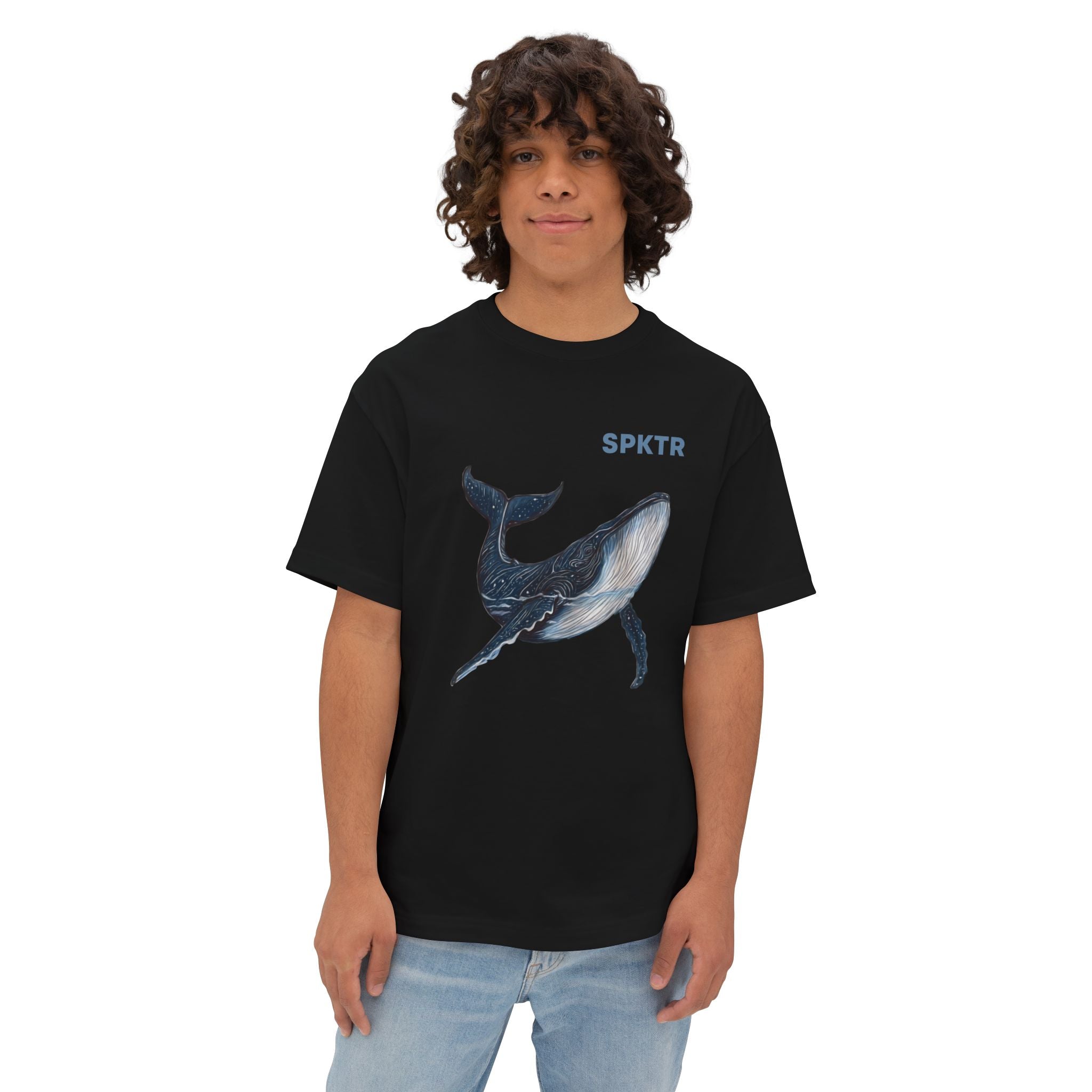 Leo the Blue Whale | SPKTR Oversized Shirt