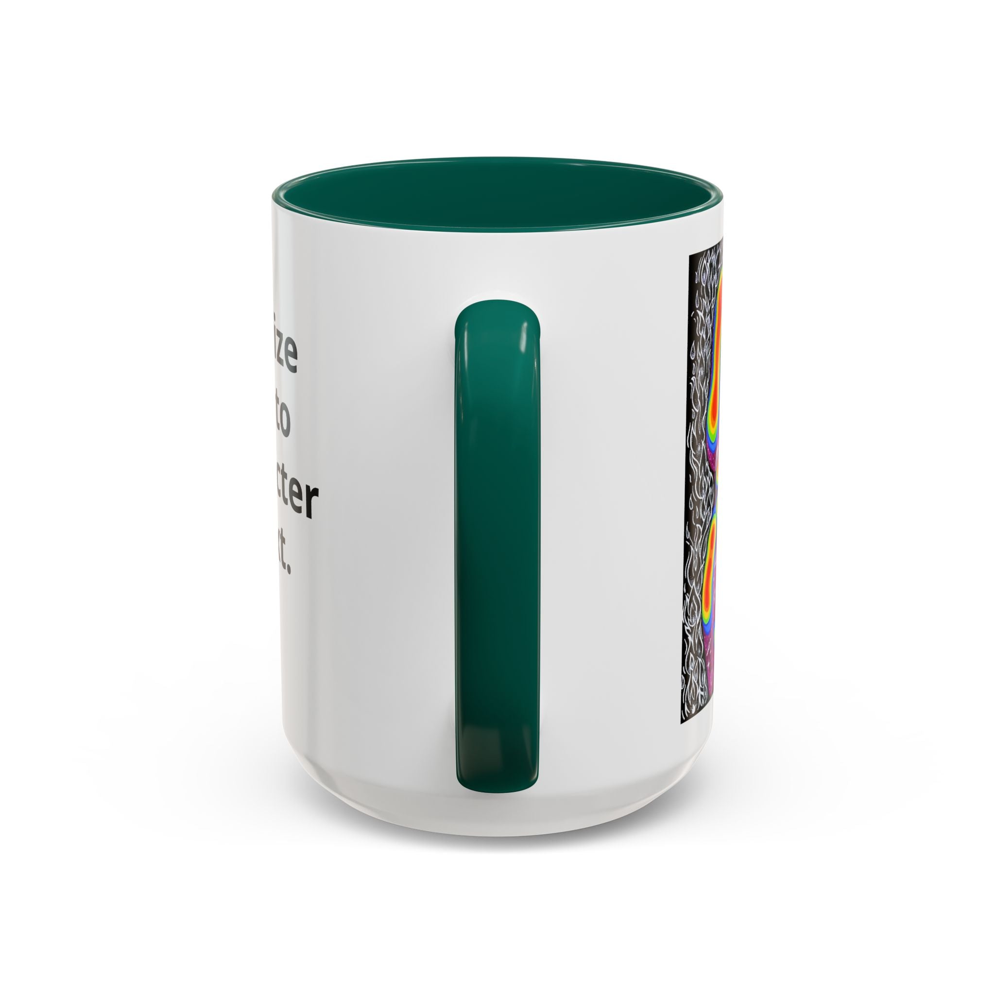 "Mulher, Um Universo" | Personalized Accent Coffee Mug 11oz or 15oz