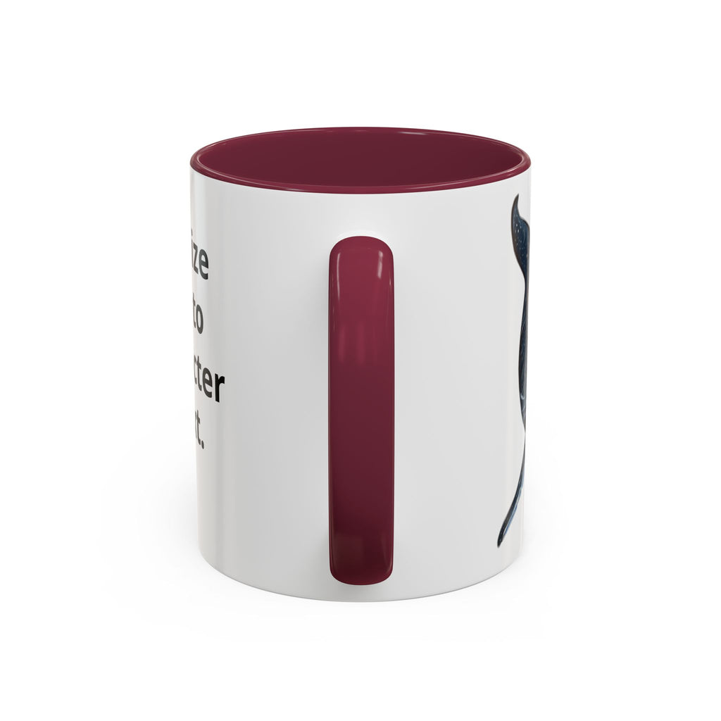 Leo the Blue Whale | Personalized Accent Coffee Mug 11oz or 15oz