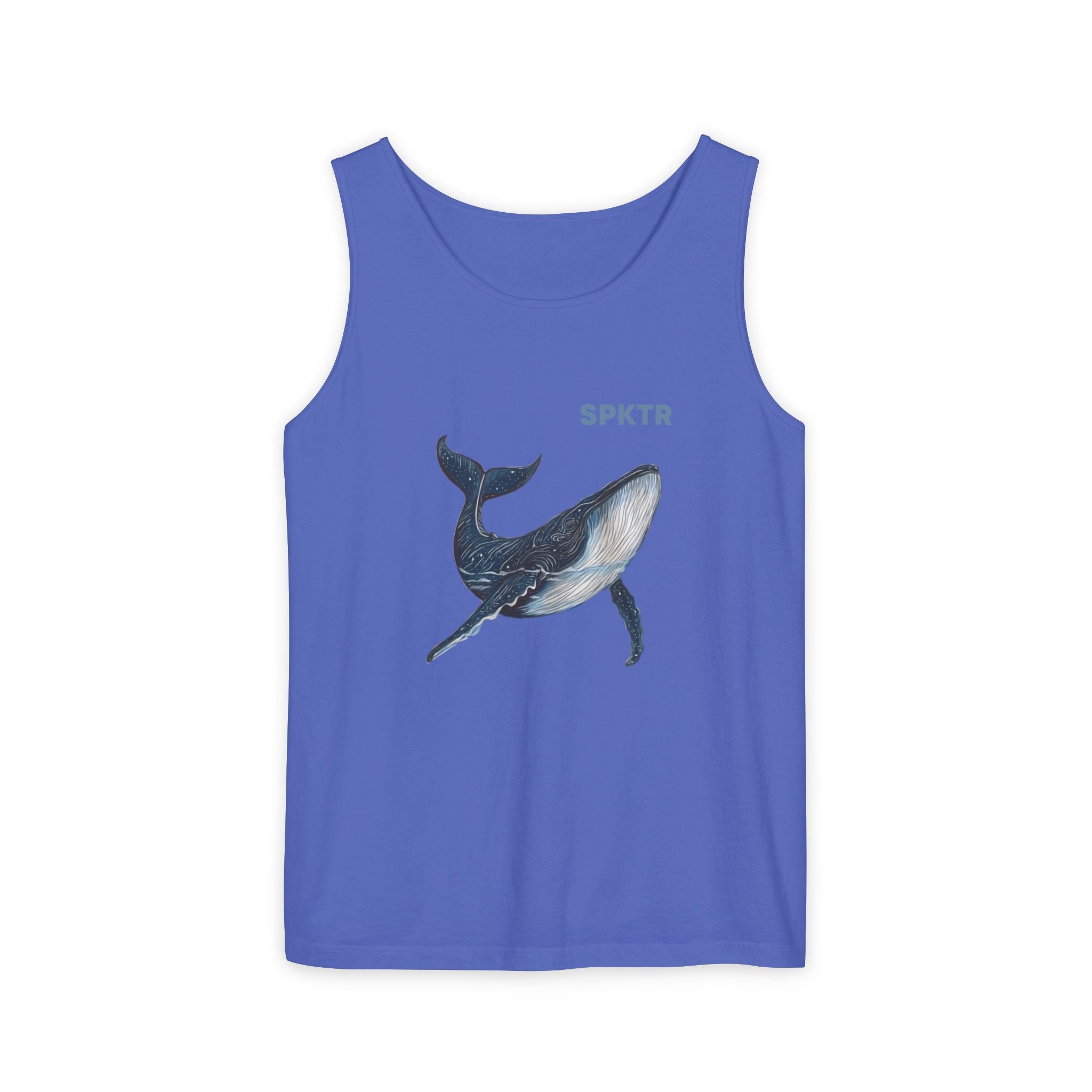Leo the Blue Whale | SPKTR Graphic Tank Top