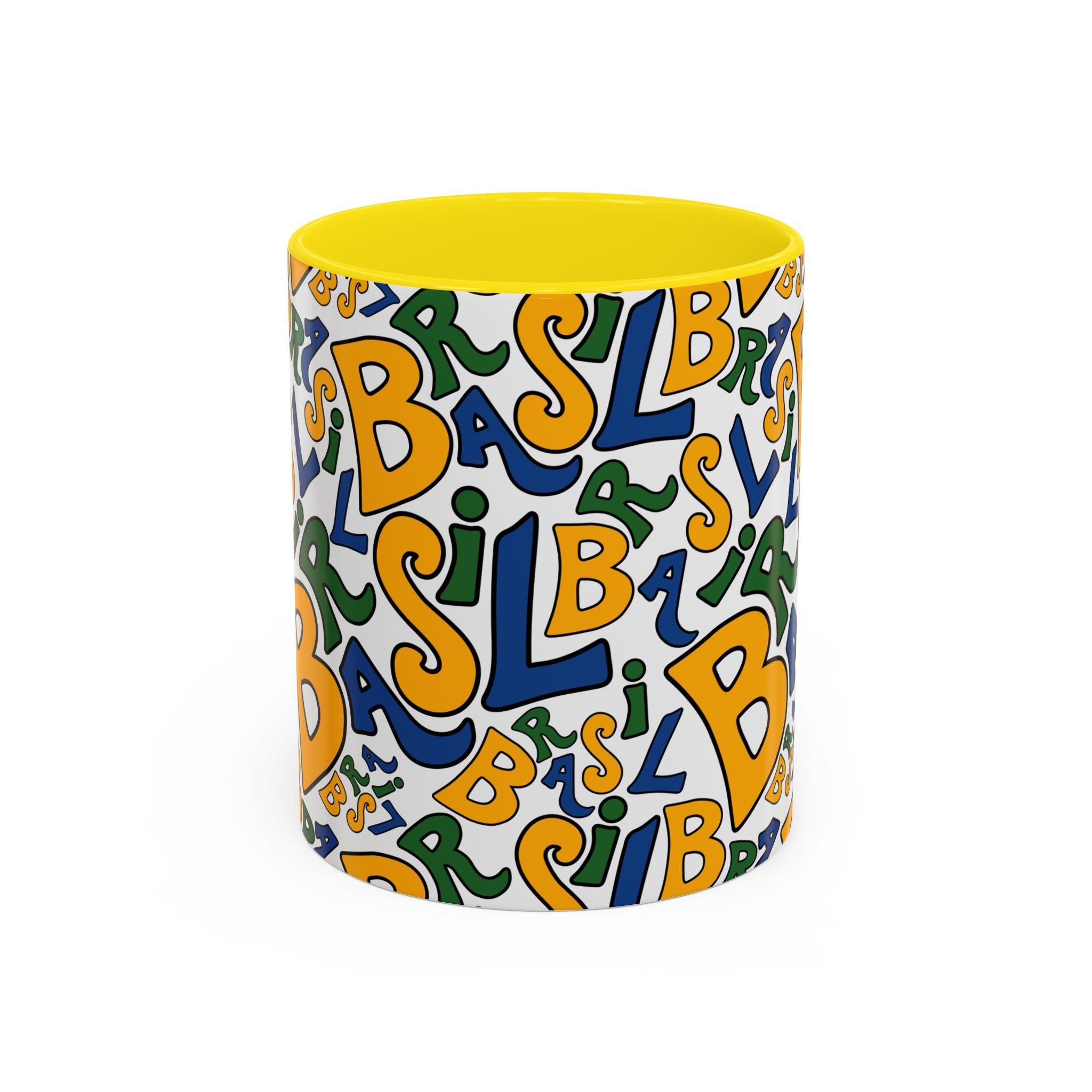 Brasil Typography | Accent Coffee Mug 11oz or 15oz