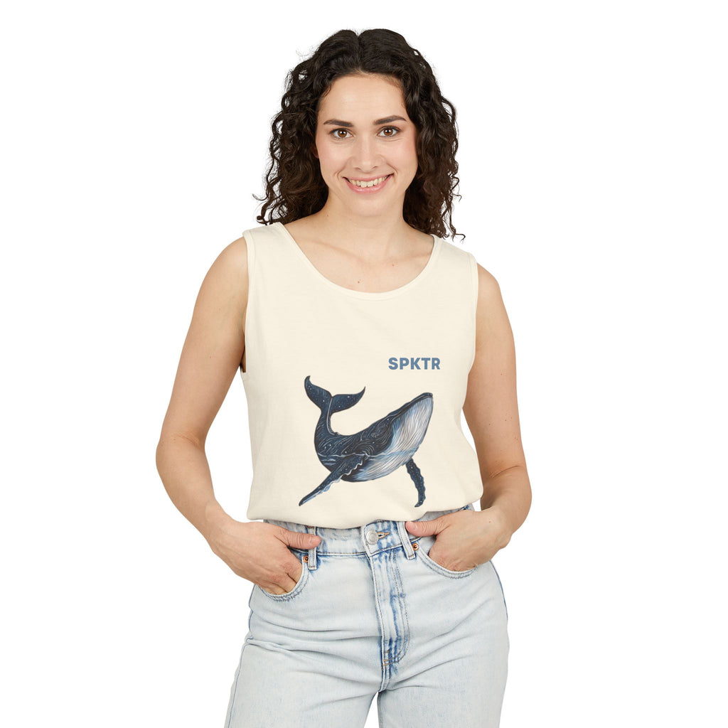 Leo the Blue Whale | SPKTR Graphic Tank Top