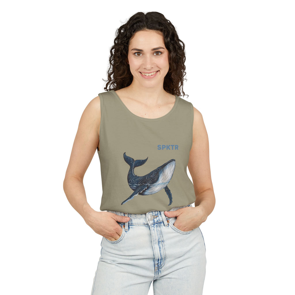 Leo the Blue Whale | SPKTR Graphic Tank Top