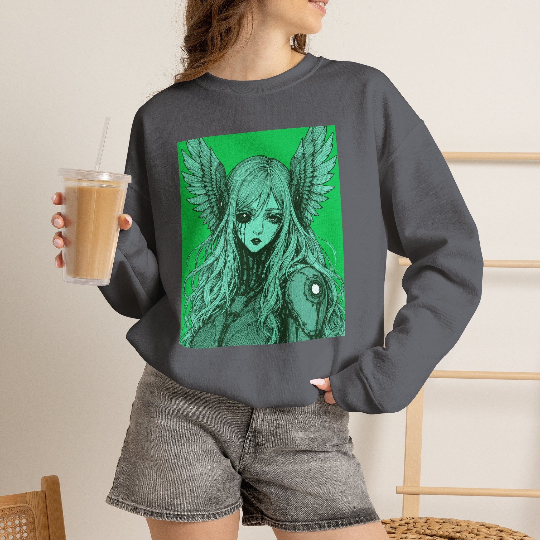 Angel Cyborg II | SPKTR Graphic Sweatshirt