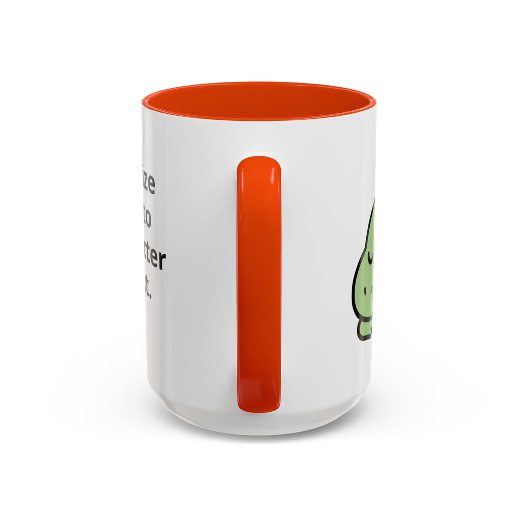 Sleepy Teeny-Rex  | Personalized Accent Coffee Mug 11oz or 15oz