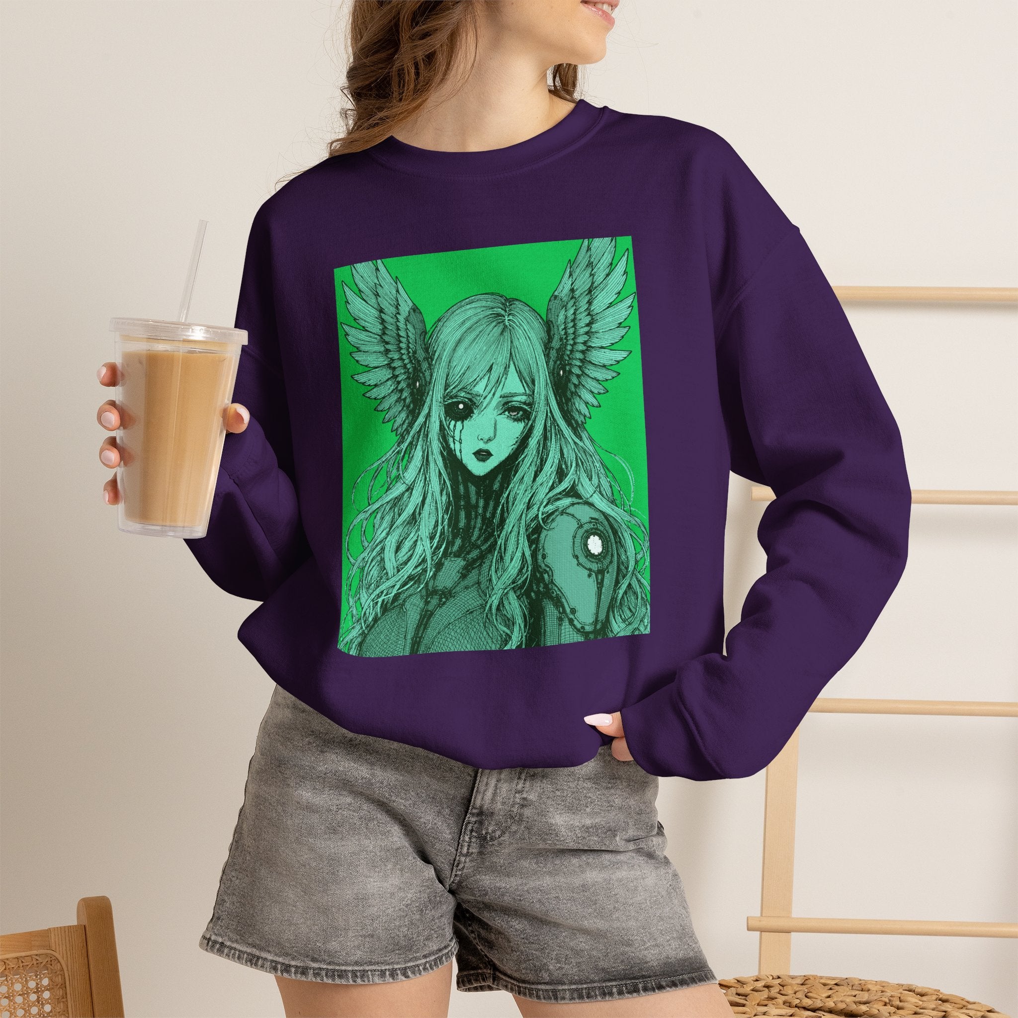 Angel Cyborg II | SPKTR Graphic Sweatshirt
