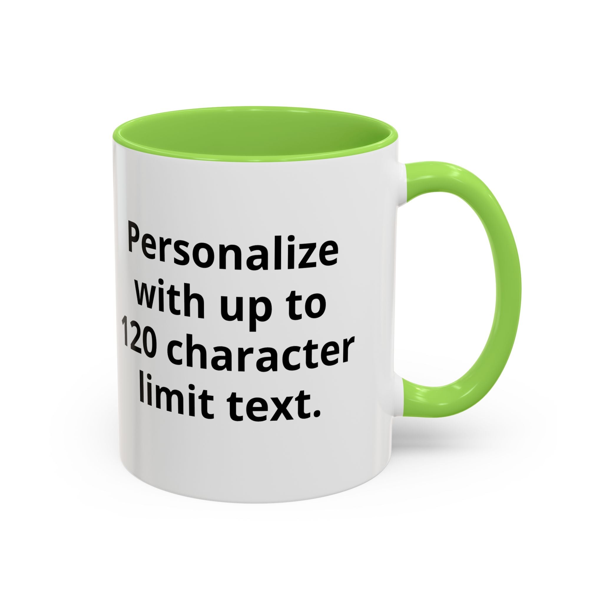 Sleepy Teeny-Rex  | Personalized Accent Coffee Mug 11oz or 15oz