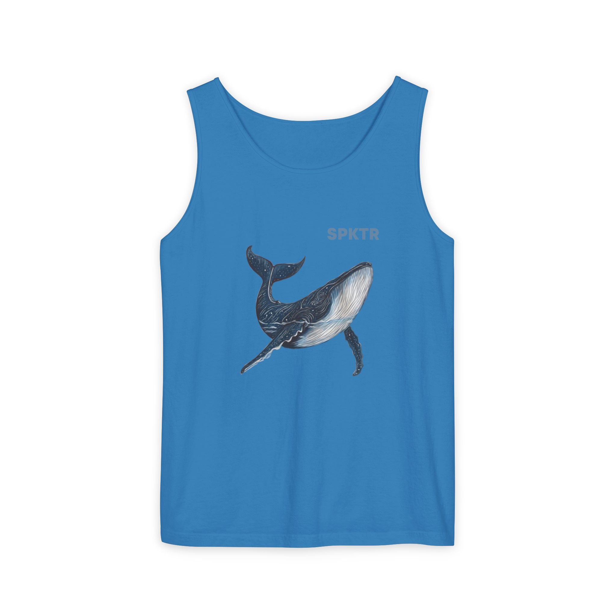 Leo the Blue Whale | SPKTR Graphic Tank Top