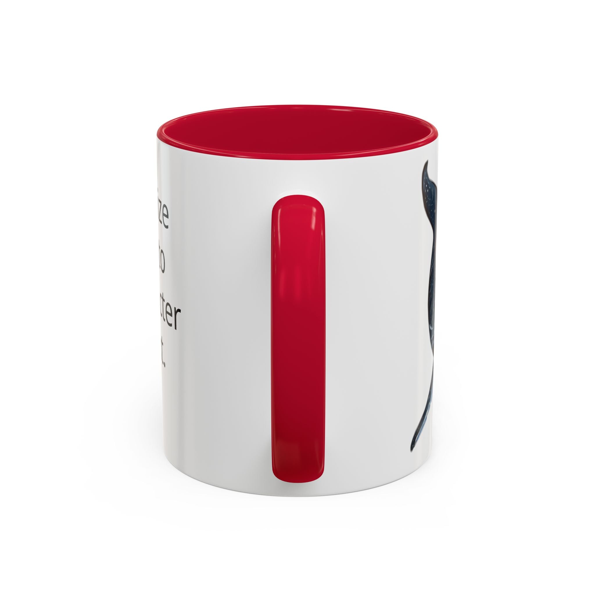 Leo the Blue Whale | Personalized Accent Coffee Mug 11oz or 15oz