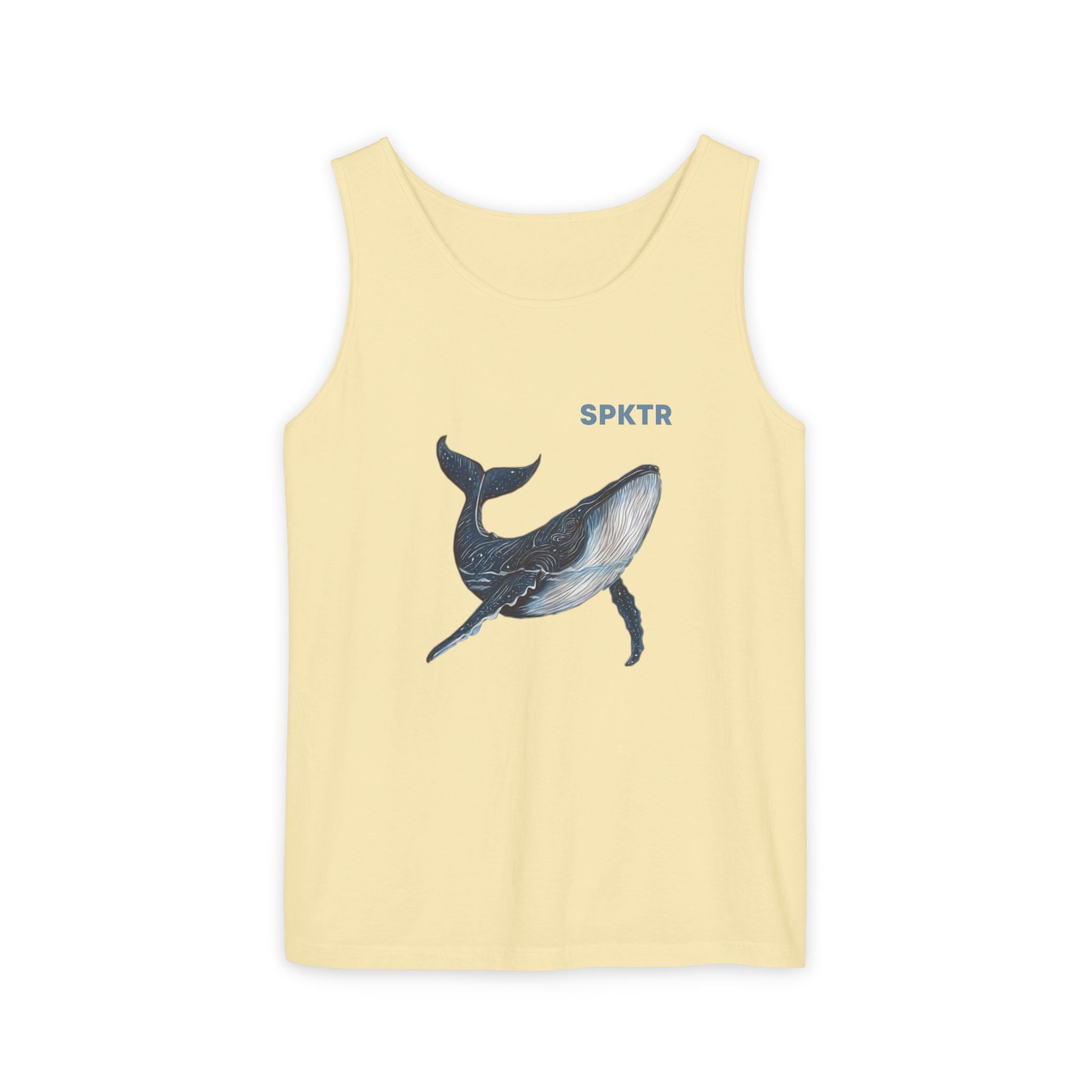 Leo the Blue Whale | SPKTR Graphic Tank Top